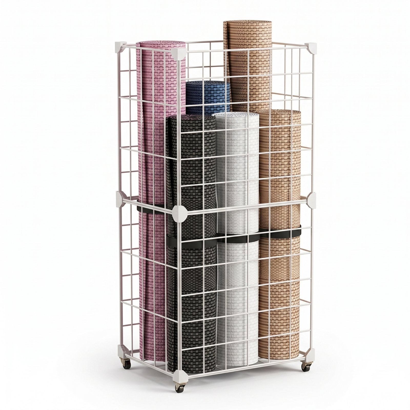 Wire Basket Storage Cart