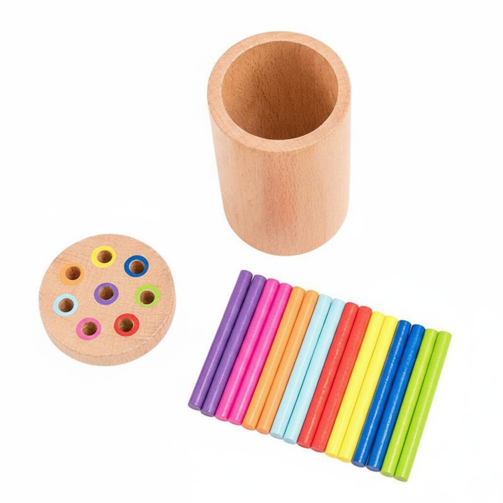 Wooden Peg Sorting Toy