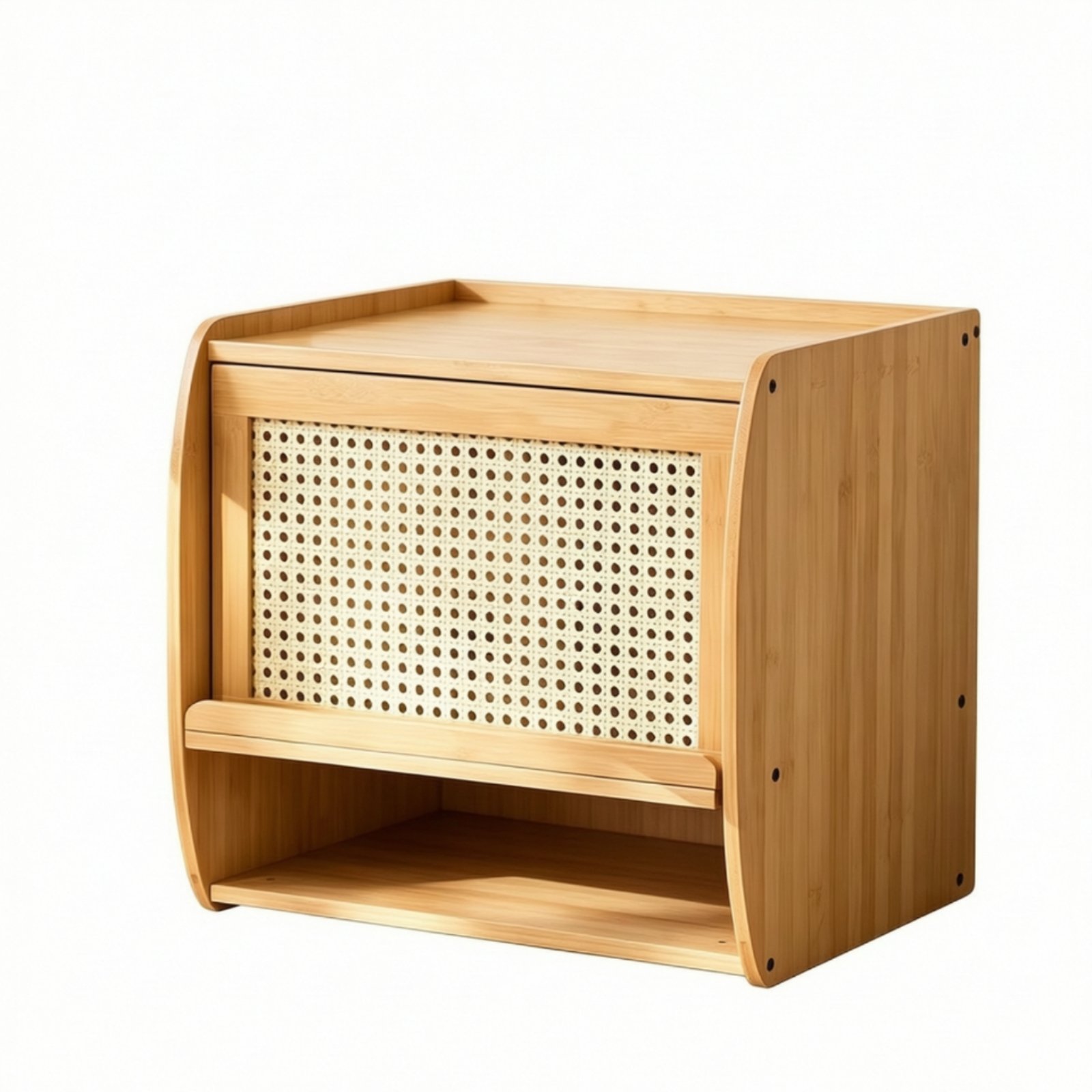 Wooden Two-Tier Storage Rack