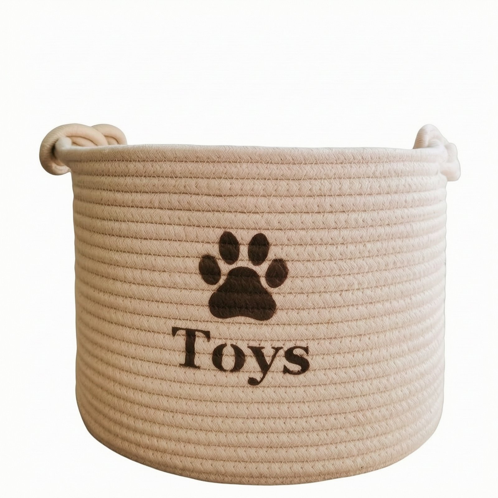 Rope Toy Basket Soft-Sided