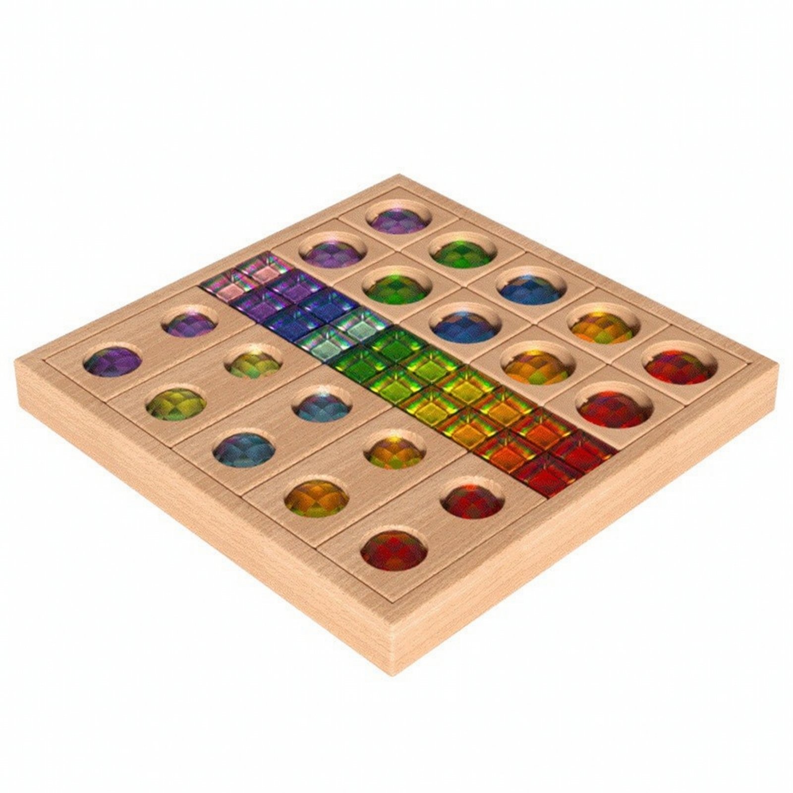 Gem Panel Wooden Blocks