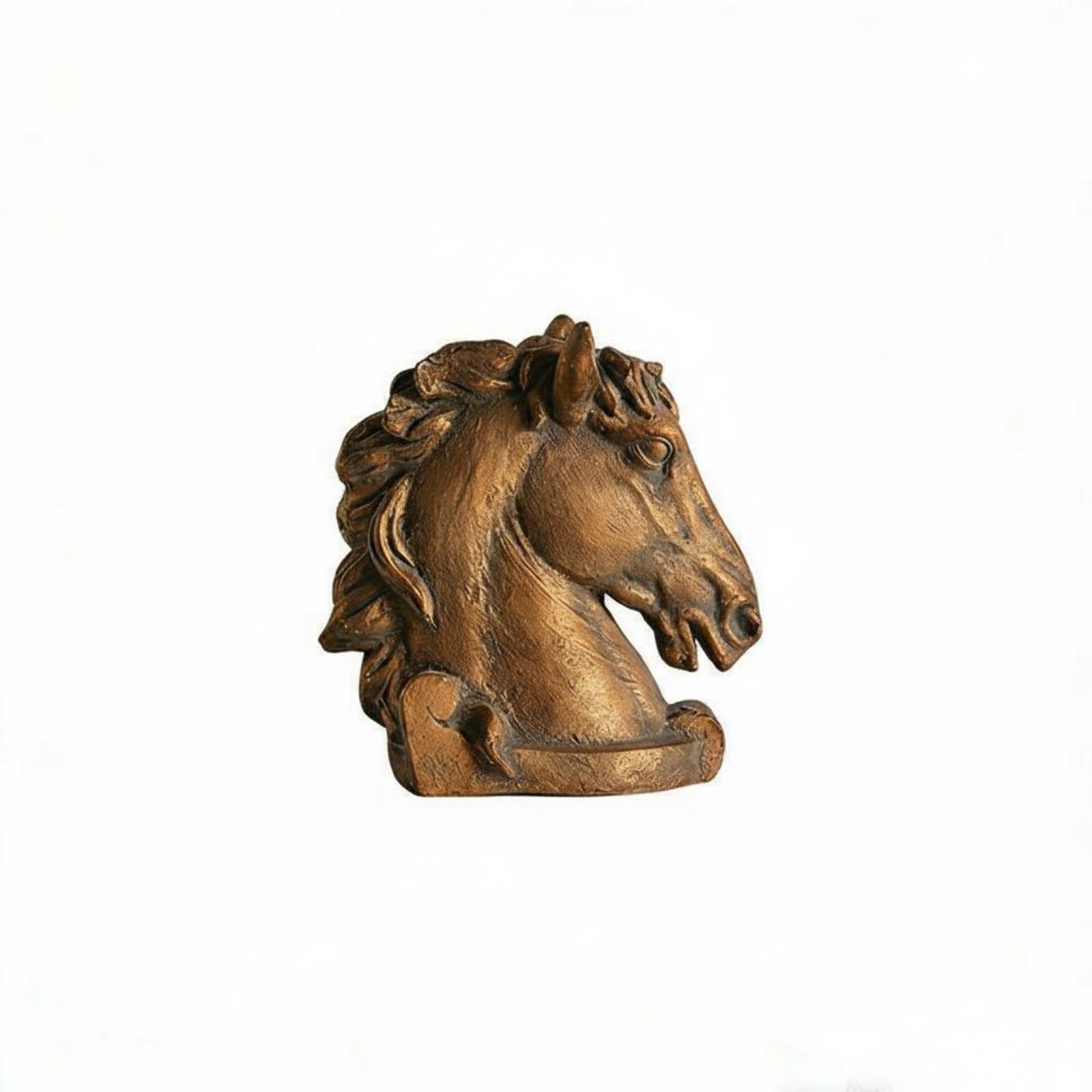 Antique Horse Head Statue