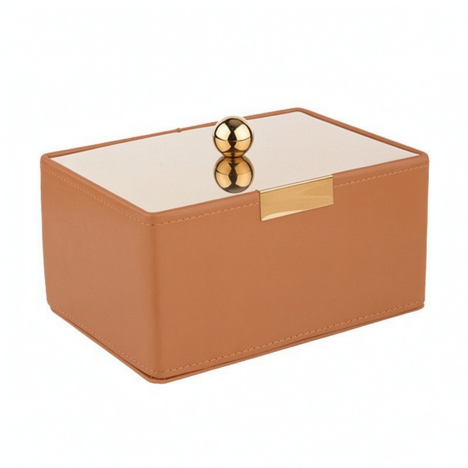 PU Leather Desktop Storage Box