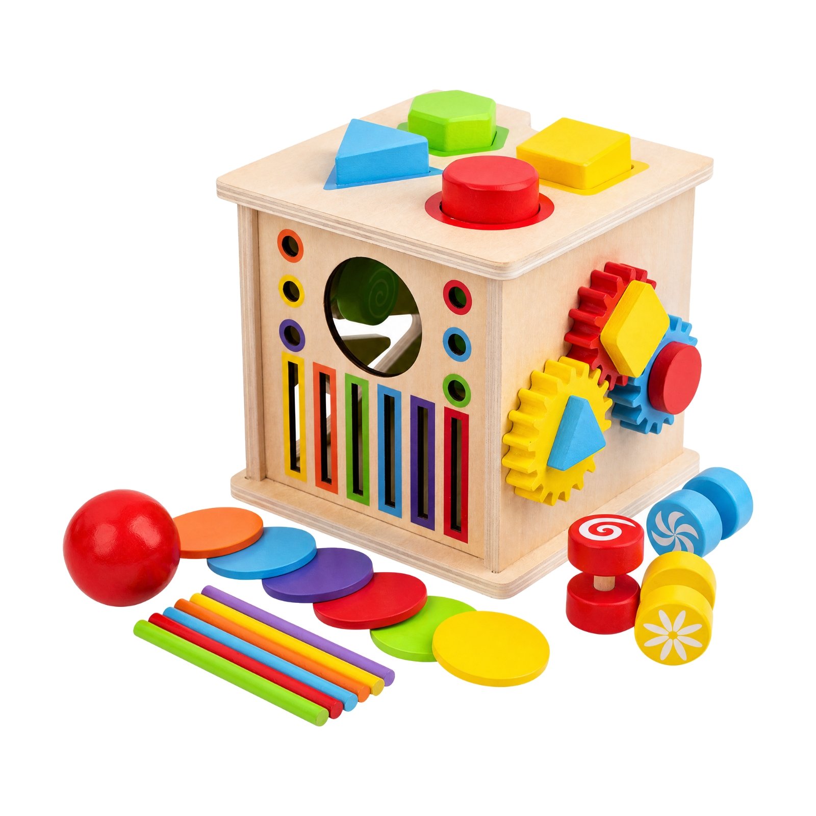Toy Box with Gears Color Recognition