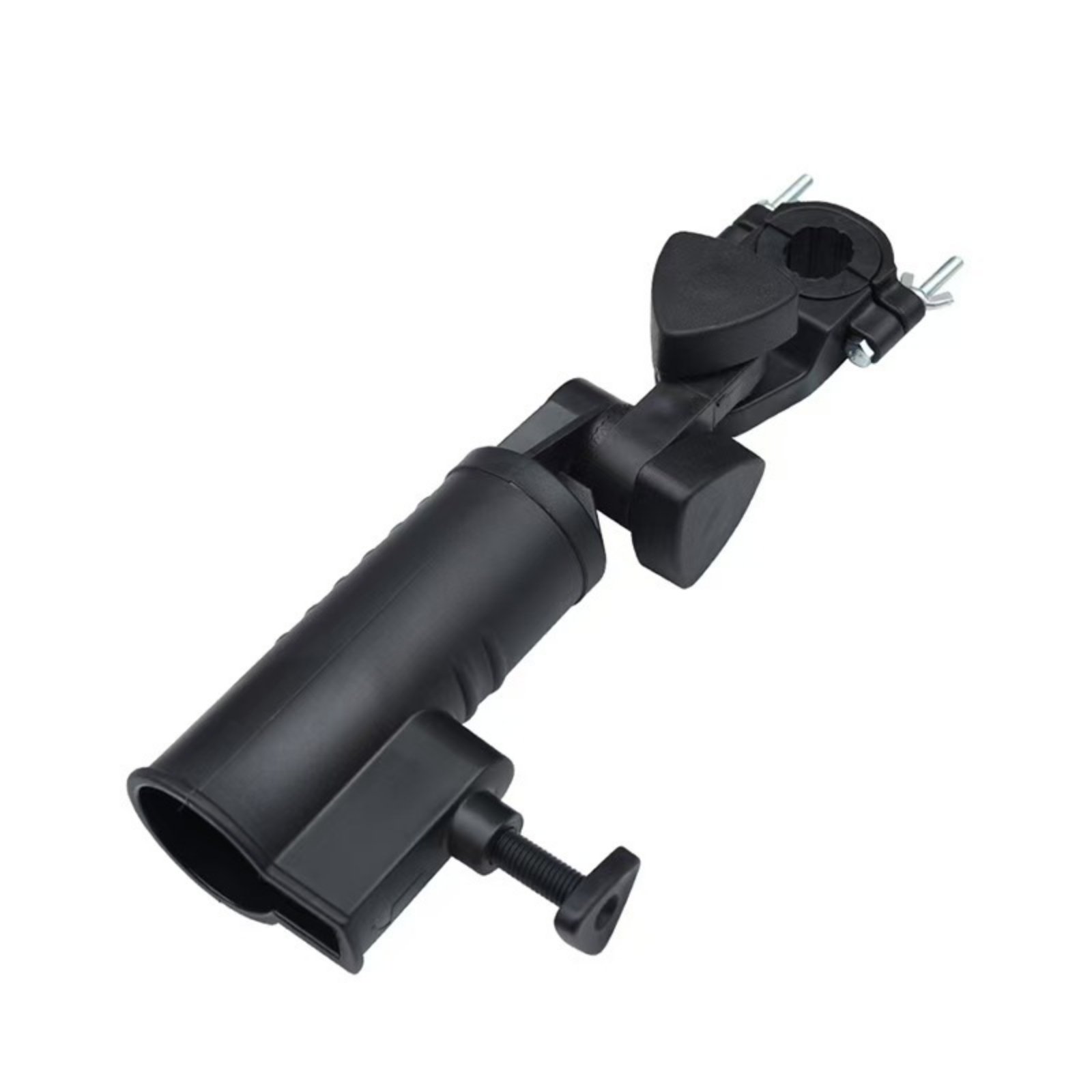Clamp-On Umbrella Holder for Golf Carts
