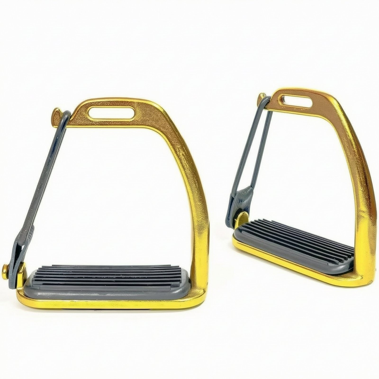 Steel Stirrups Gold-Finish