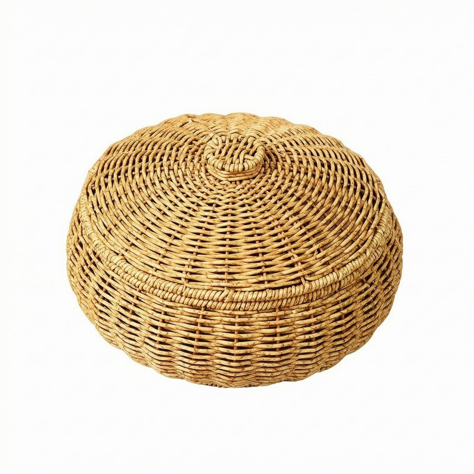 Wicker Basket with Lid