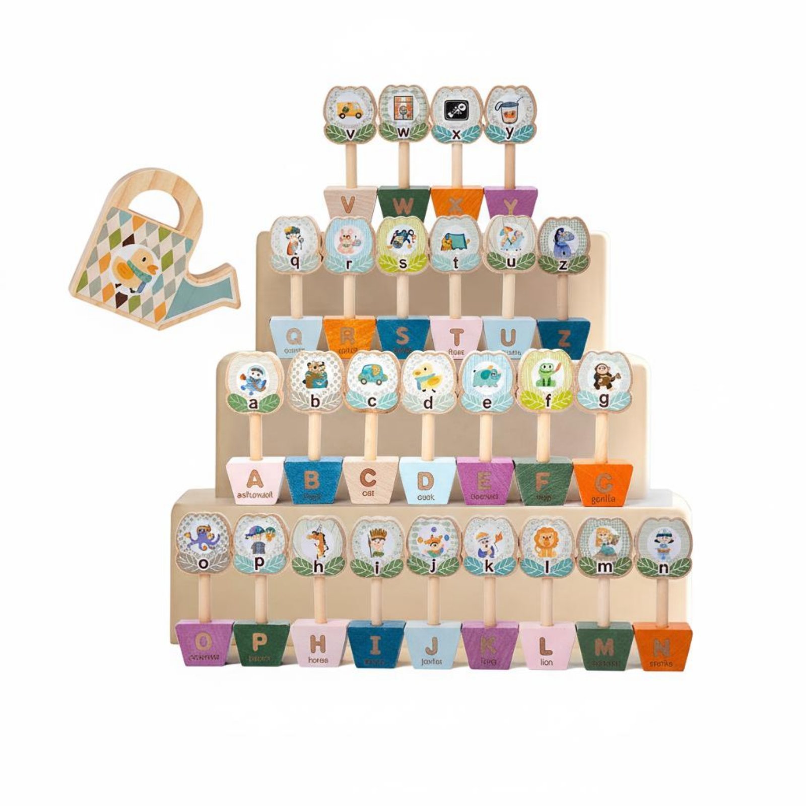 Alphabet Flower Matching Game