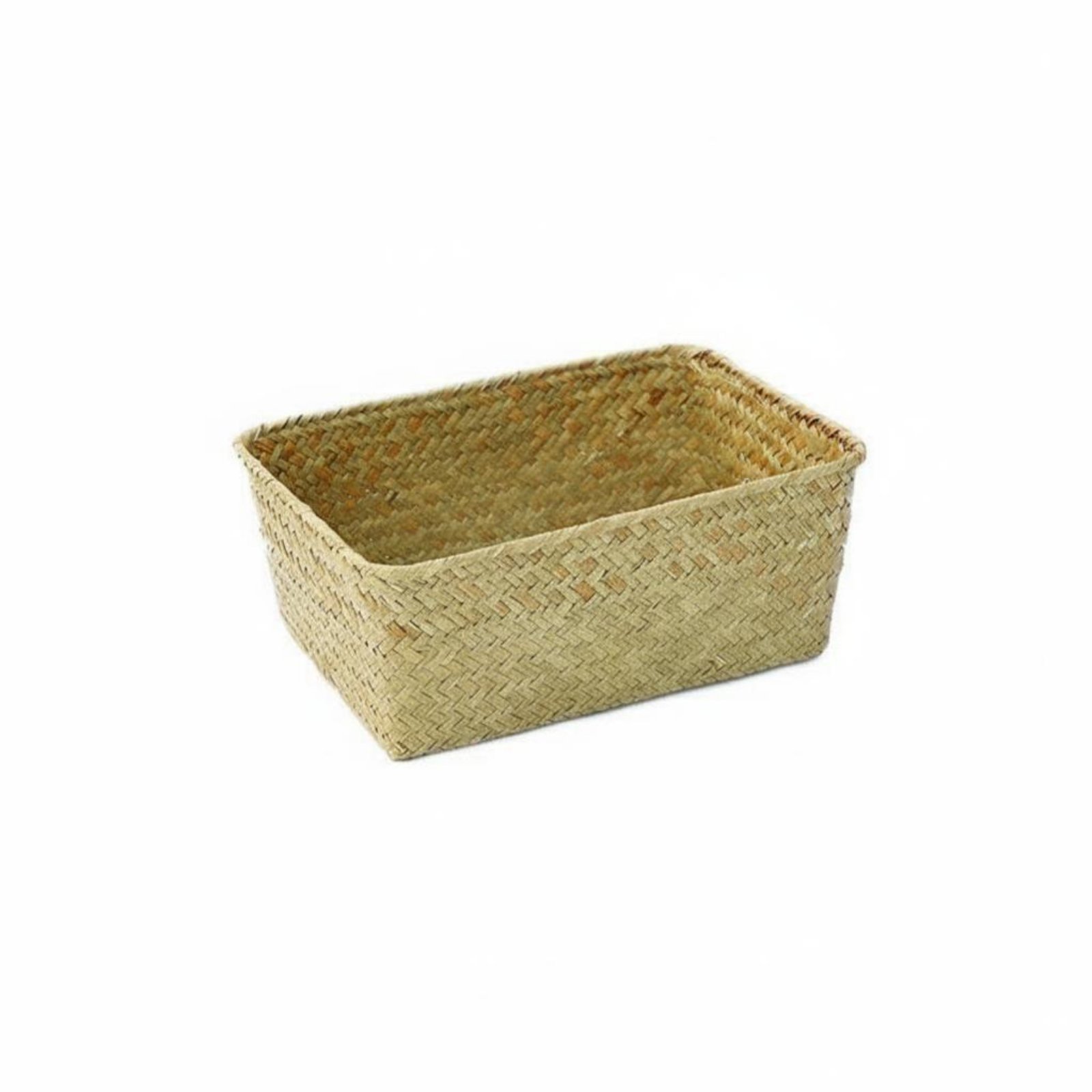 Handwoven Reed Basket