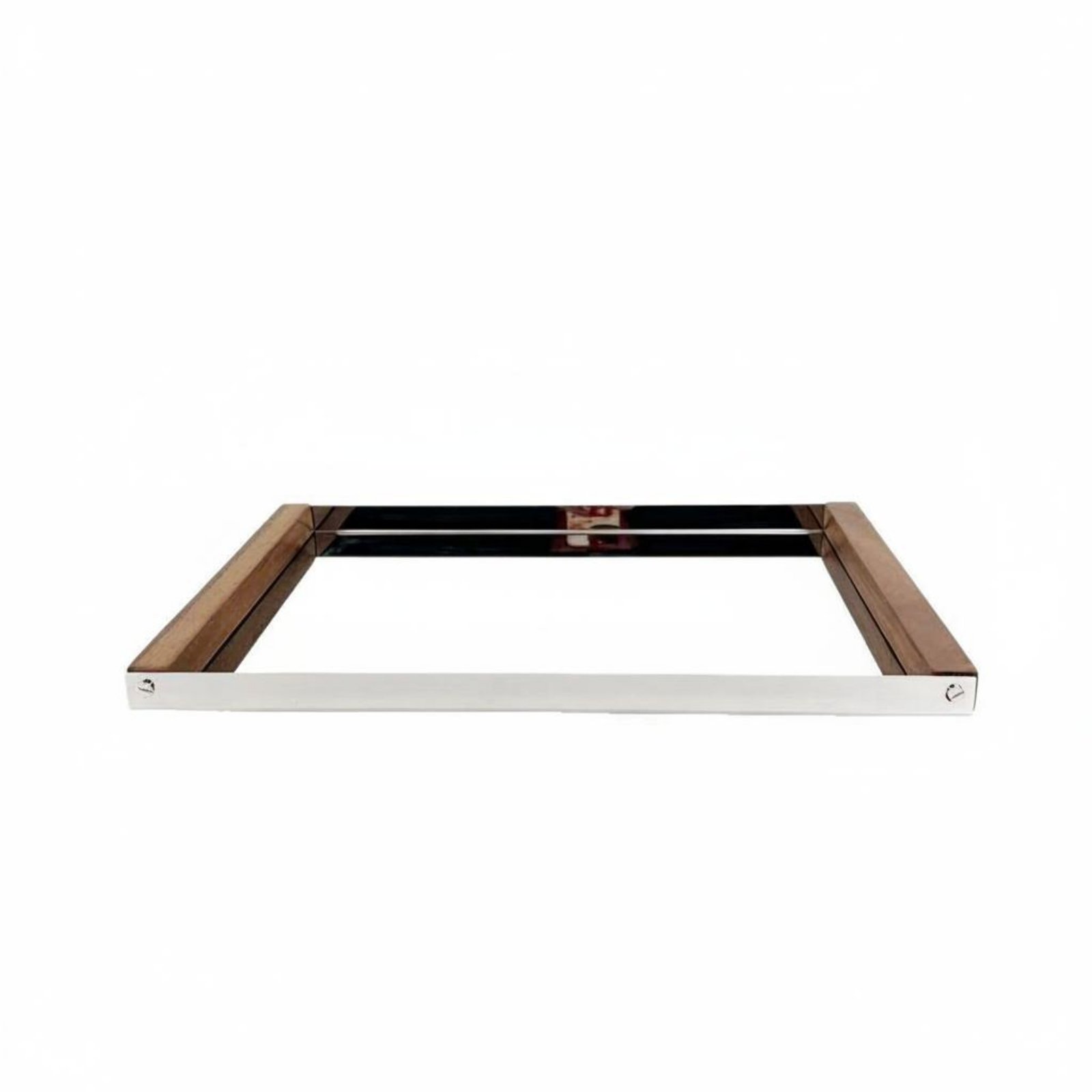 Decorative Tray with Wood Handles