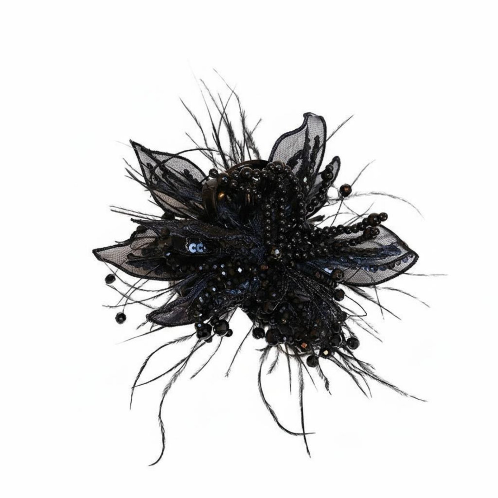Set of 5 Butterfly Tassel Barrette