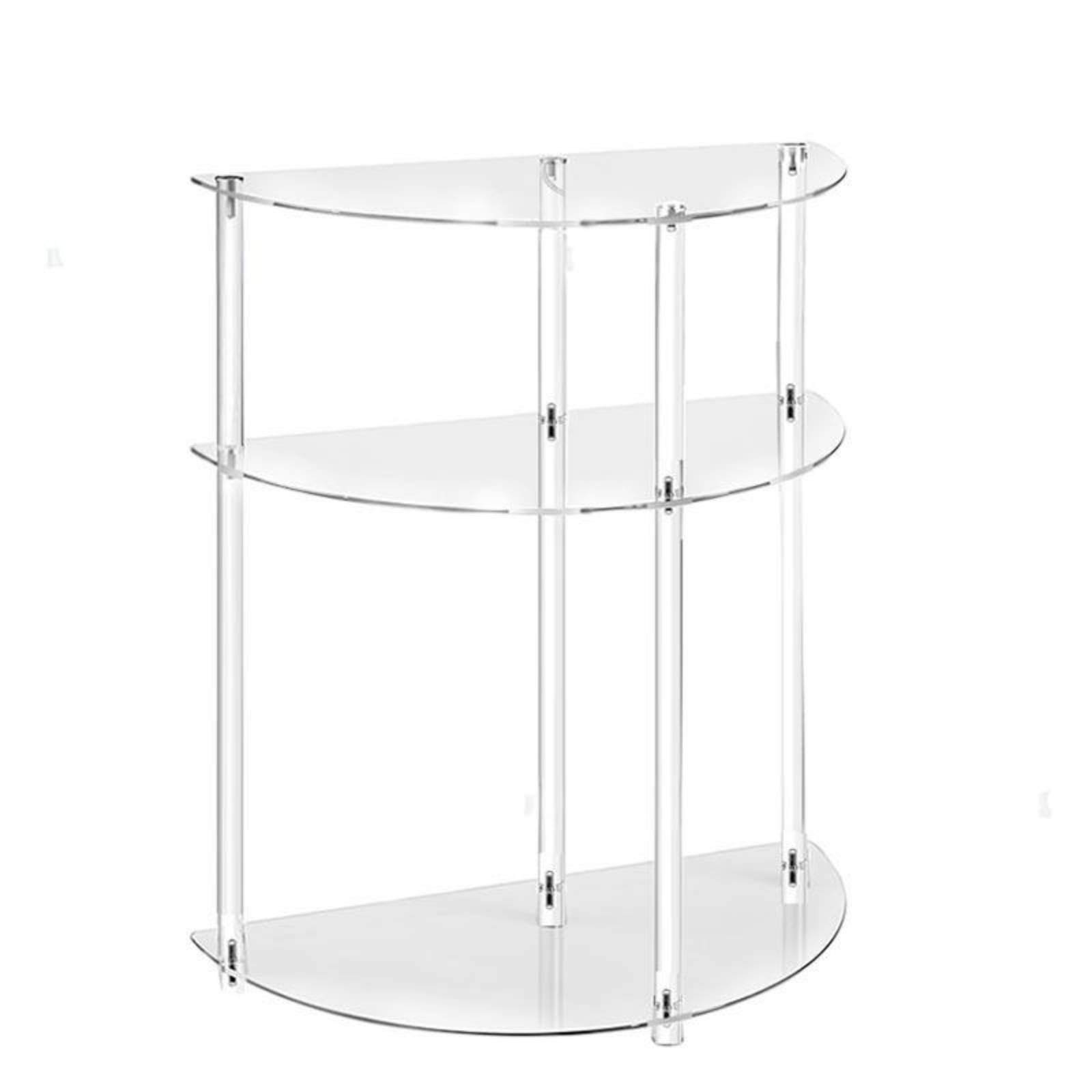3-Tier Acrylic Side Table