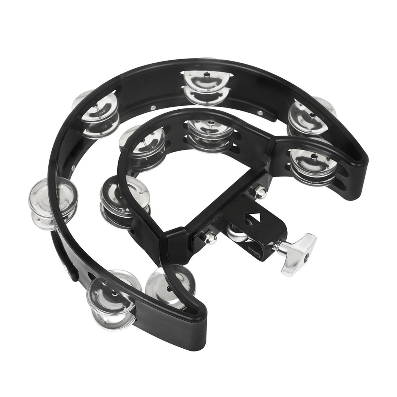 Mounted Double Row Tambourine