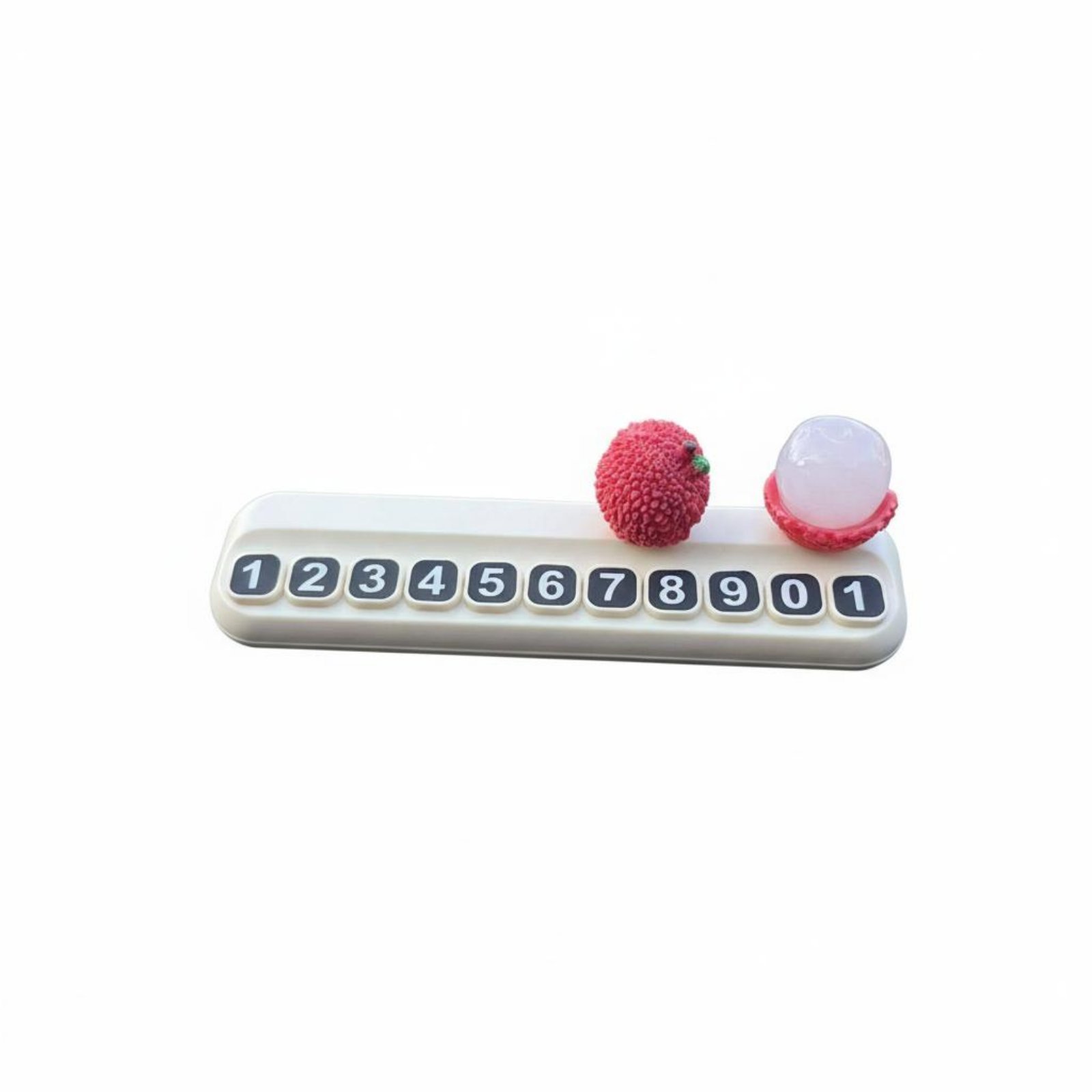 Dashboard Fruit Ornament Parking Card