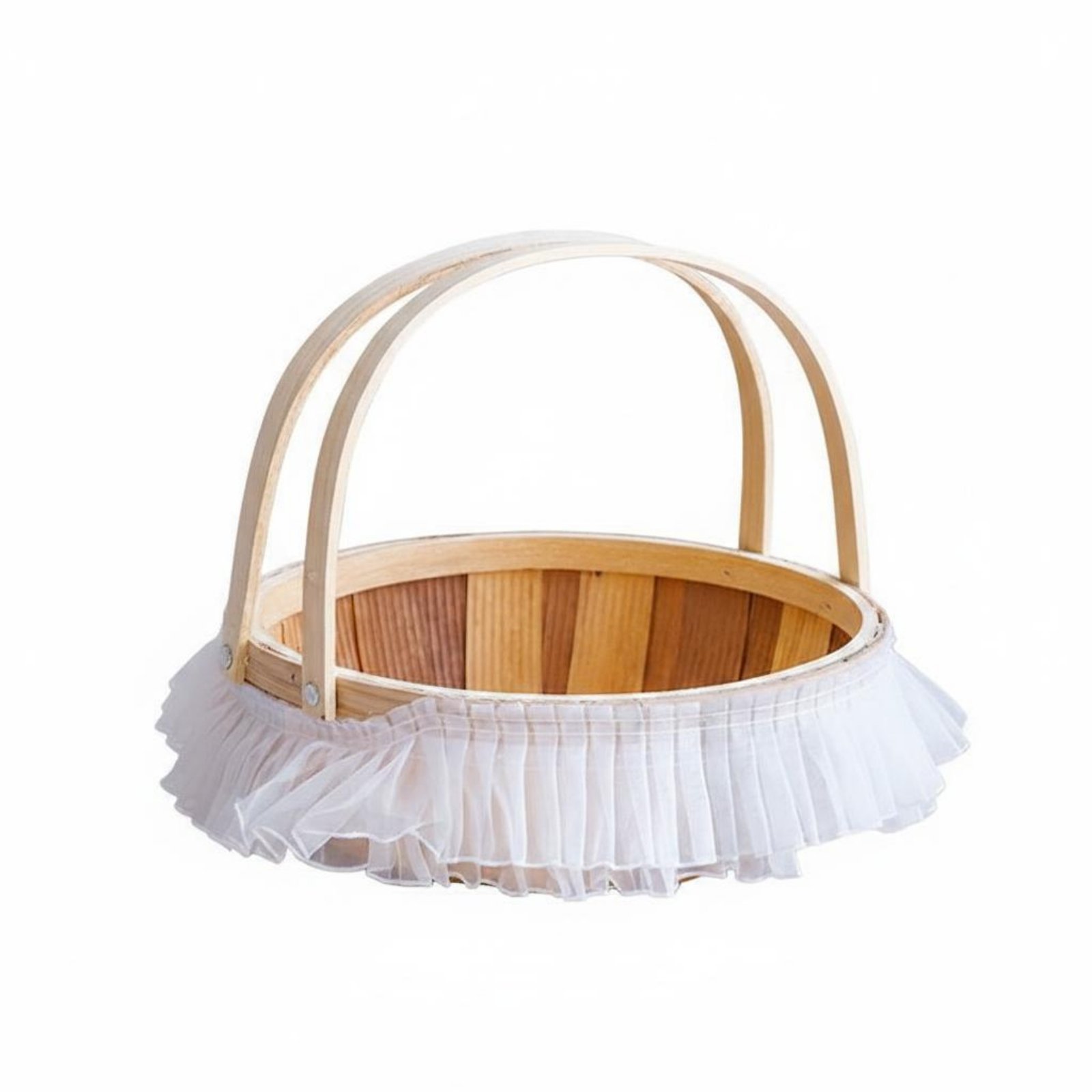 Wooden Flower Basket