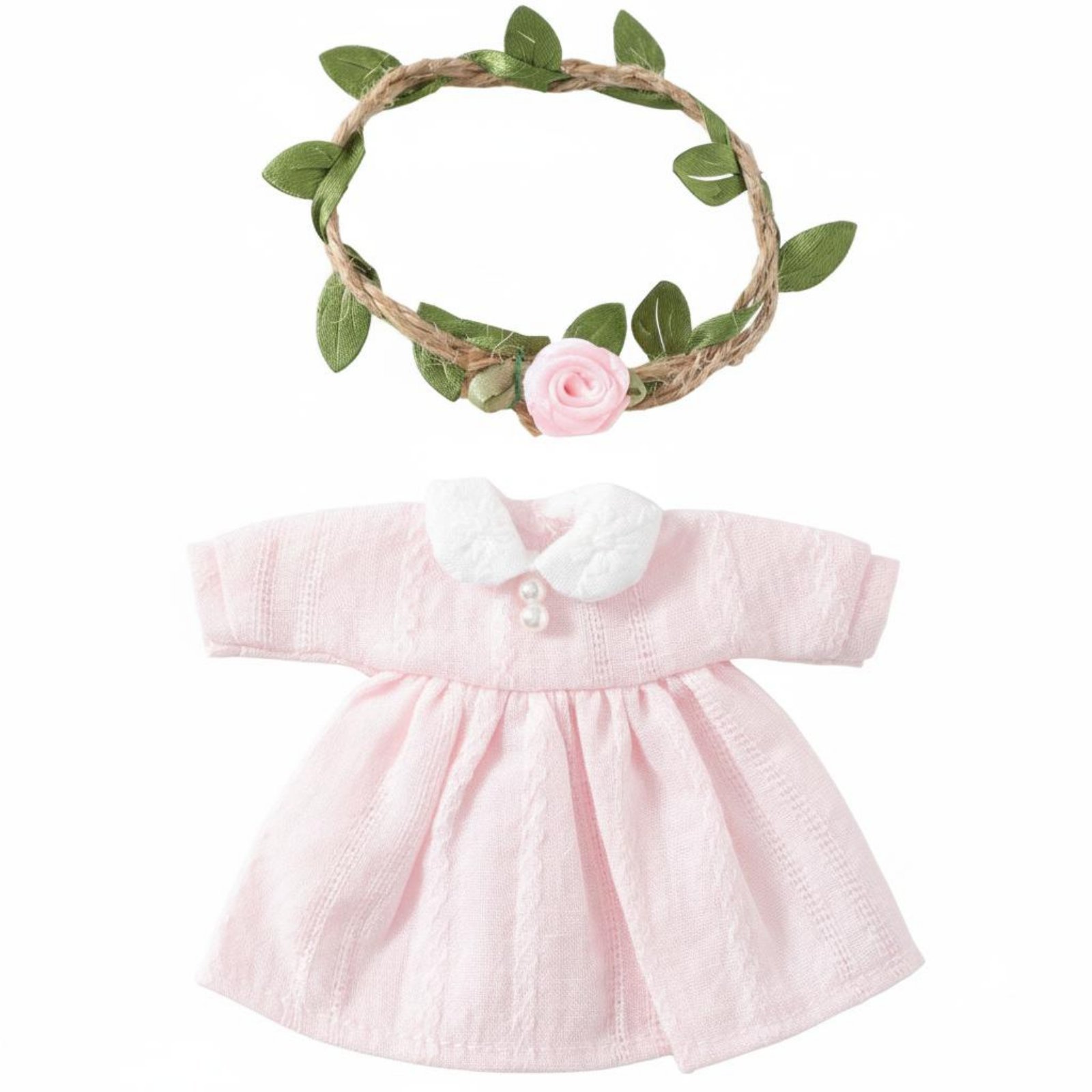 OB11 Doll Flower Wreath Dress