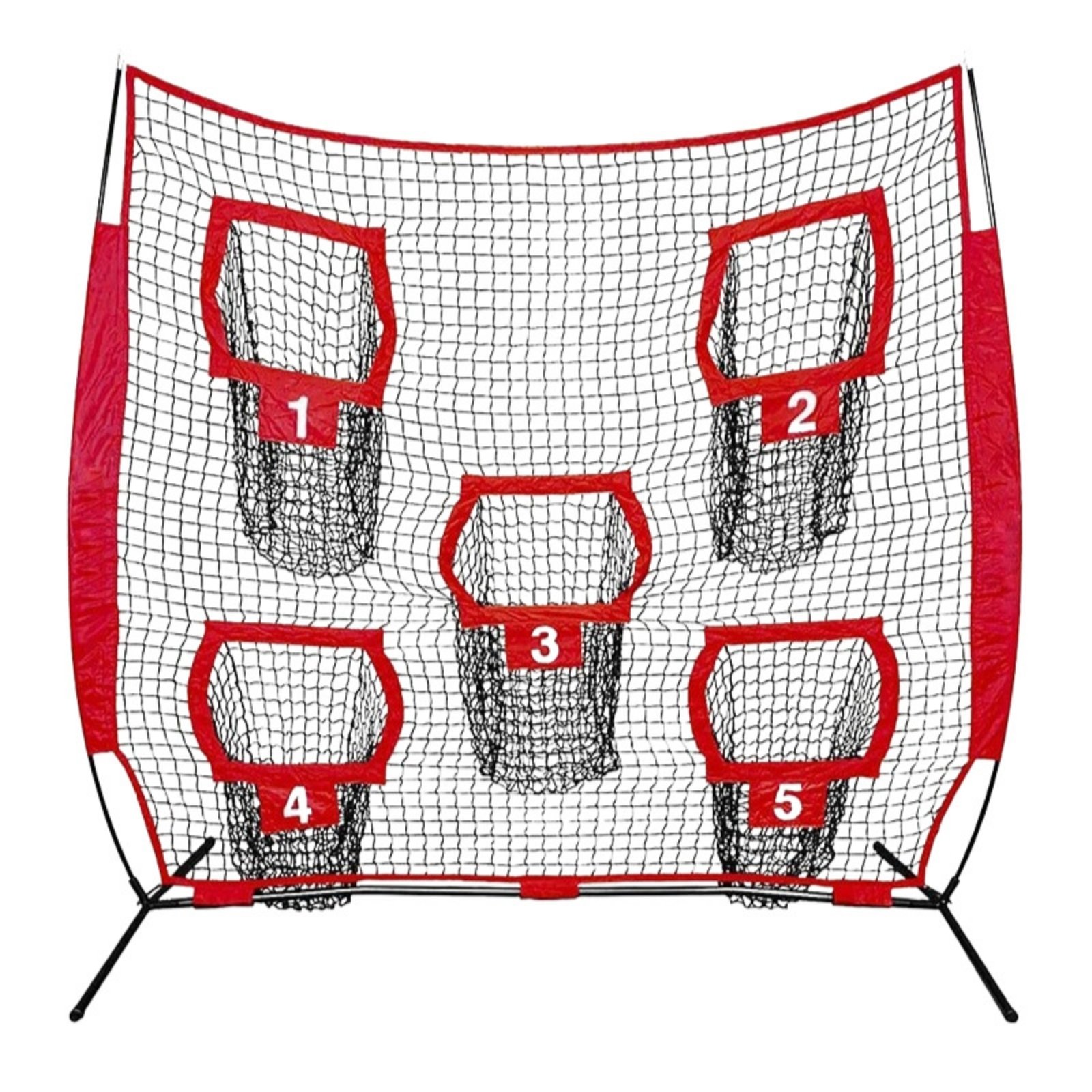 Football Throwing Net with Target Pockets