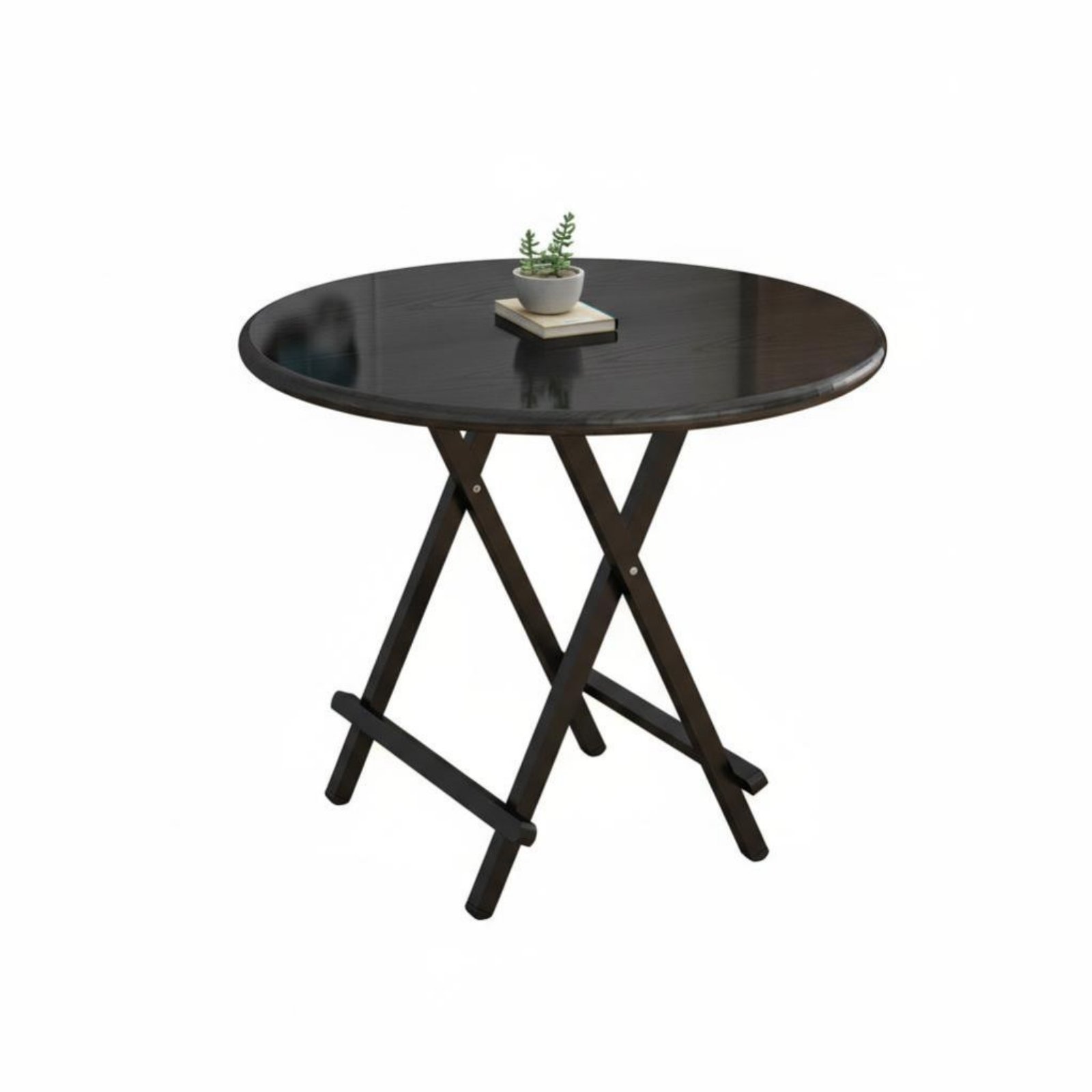 Round Drop-Leaf Table