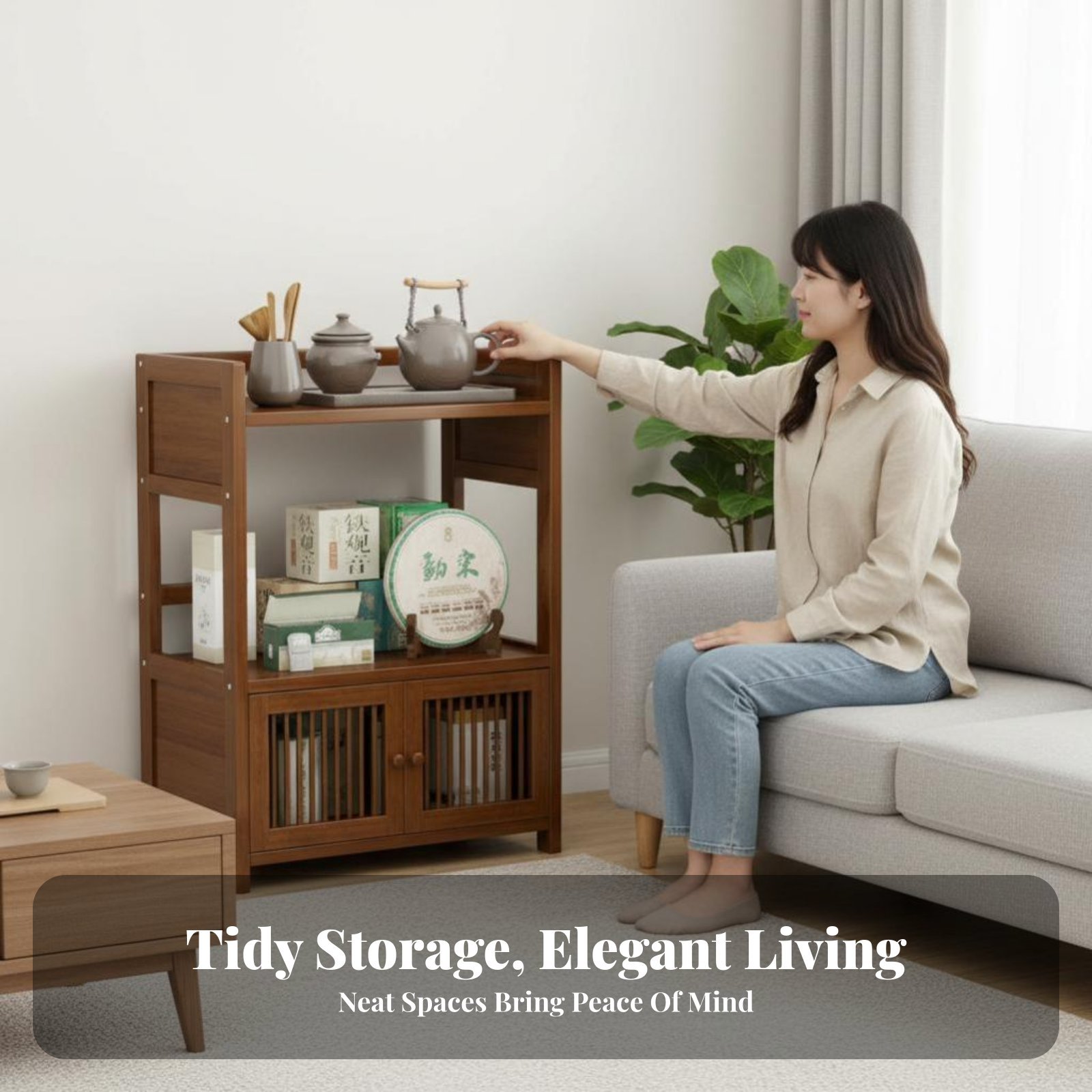 Multi-Tier Beverage Trolley