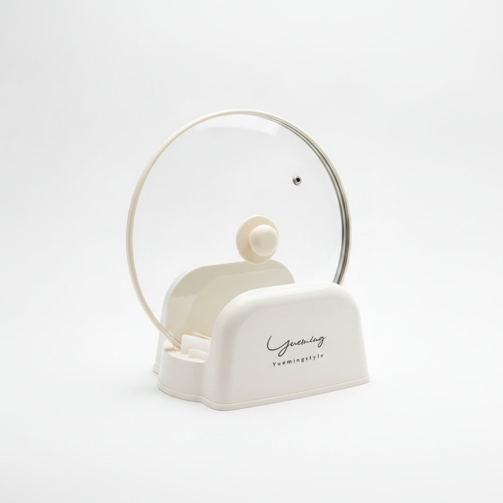 Pot Lid Holder – Cream White