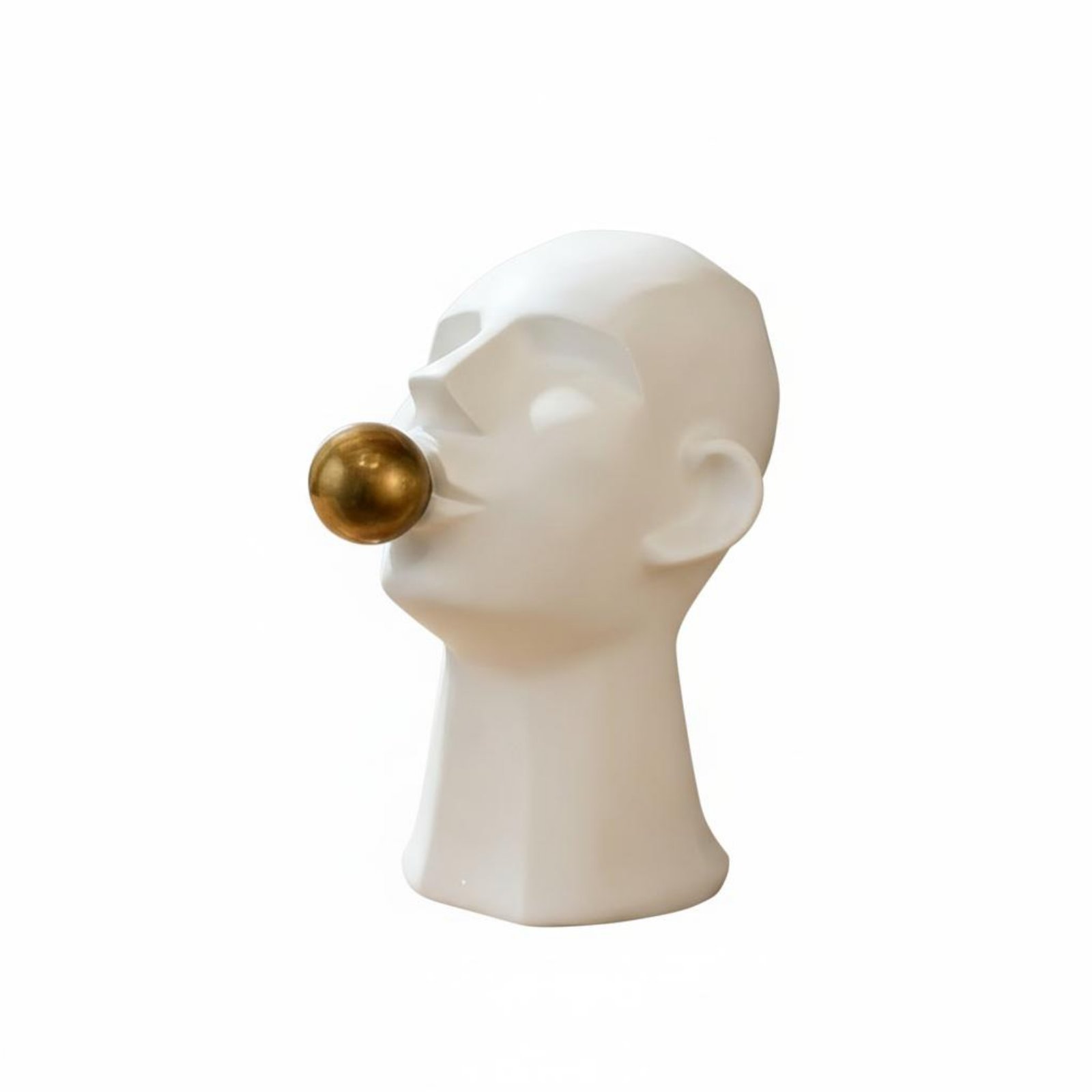 Bubbles Blowing Head Statue