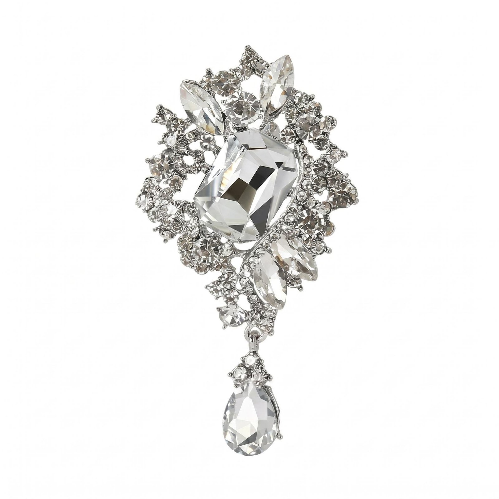 Crystal Brooch Pin