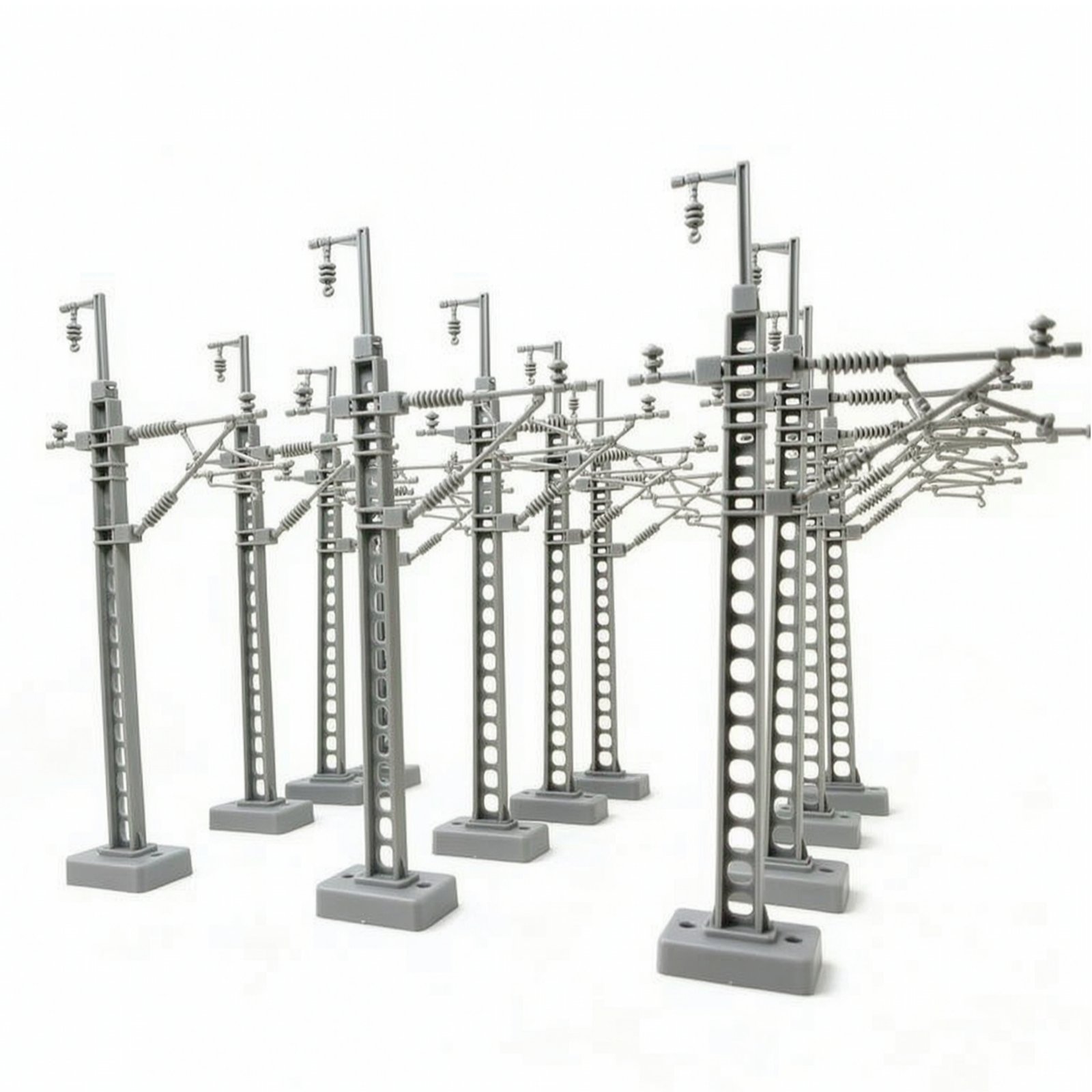 12-Piece Electrified Catenary Mast
