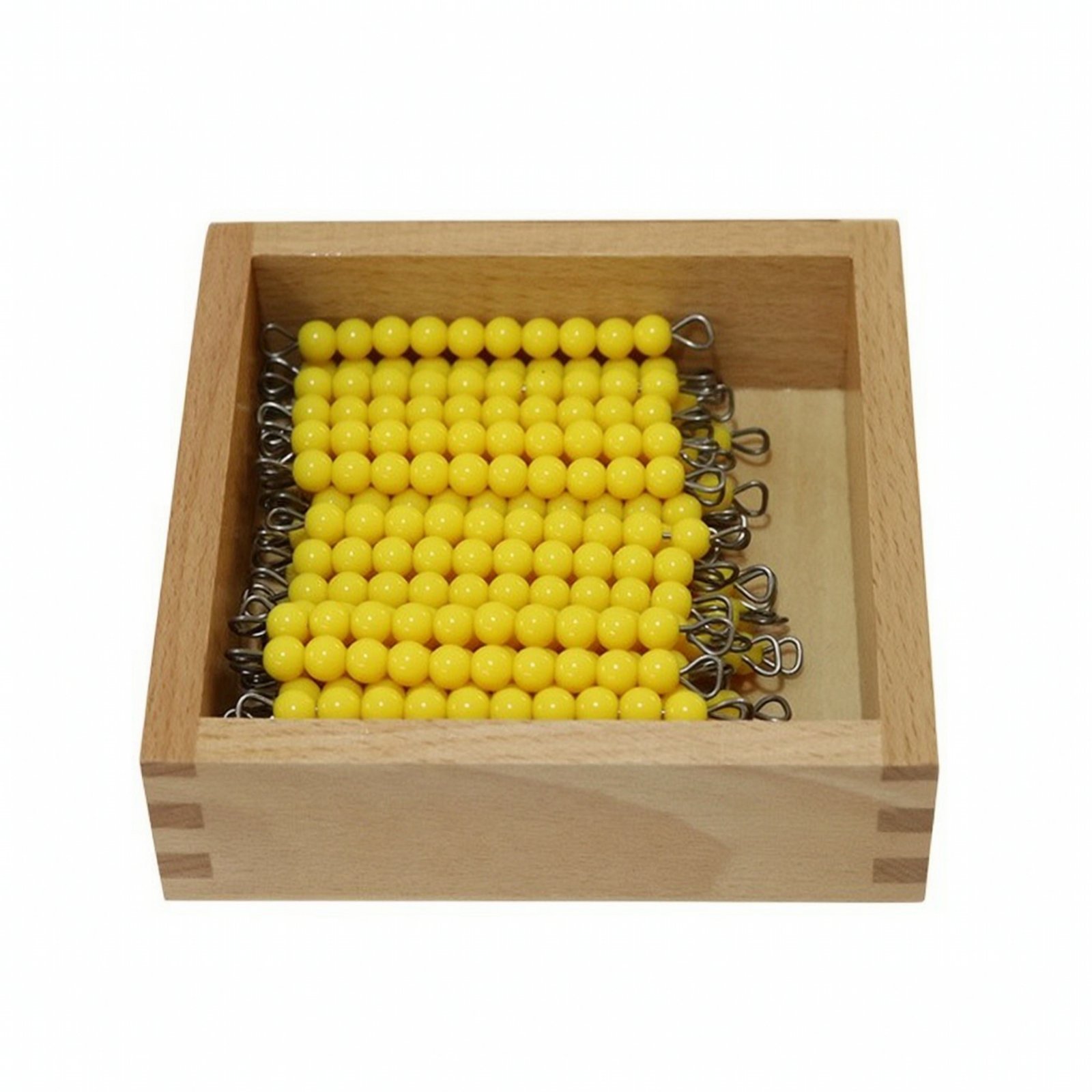 55-Piece Counting Bead Rod Set with Wooden Box