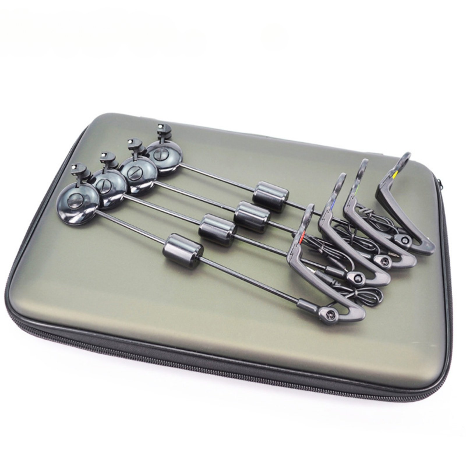 4 Pieces Rod Tip Alarm Day and Night Bite Indicator