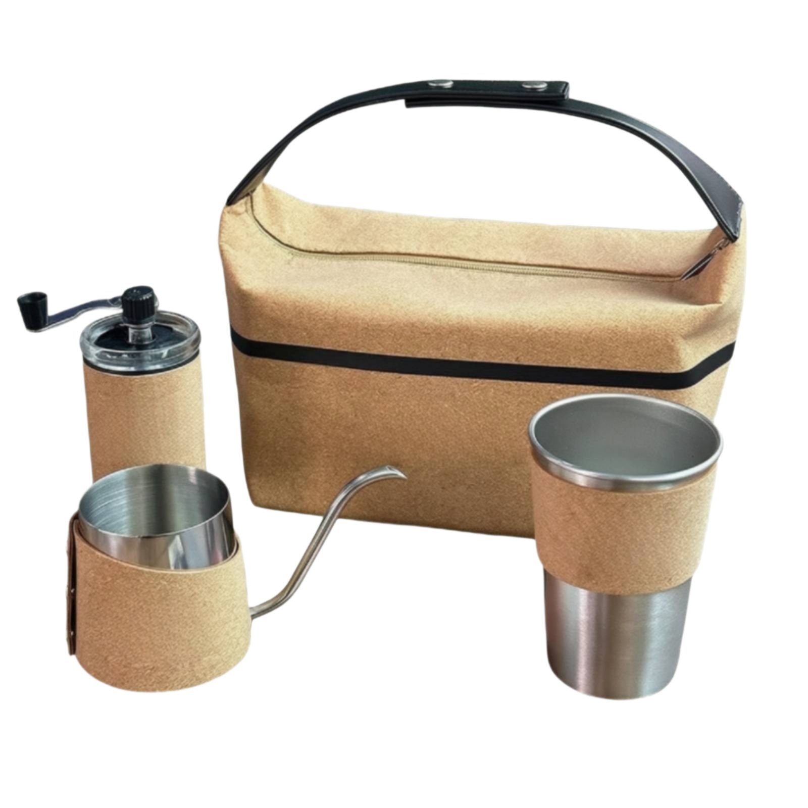 4-Piece Camping Brew Set Stainless Steel