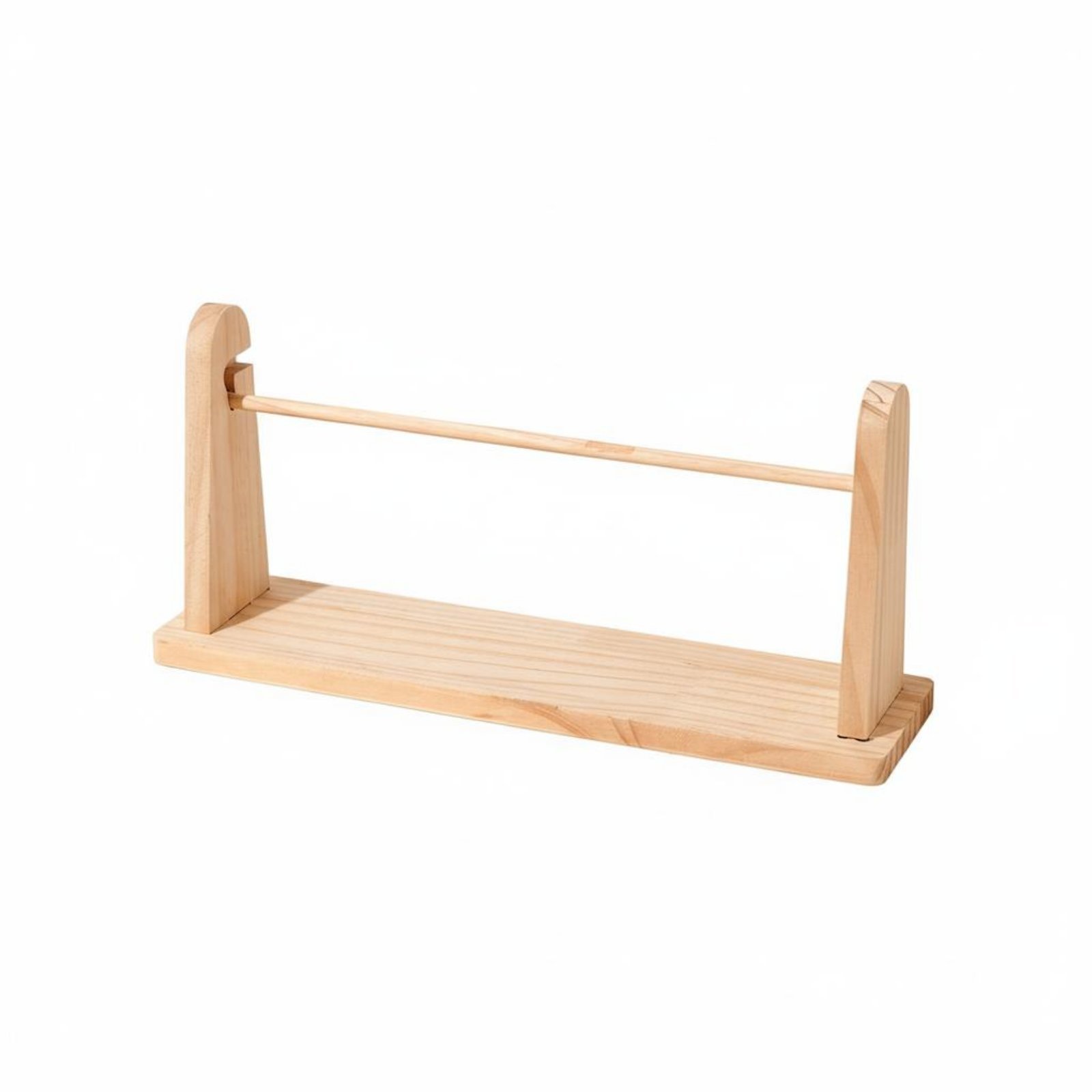 Solid Wood Ribbon Rack