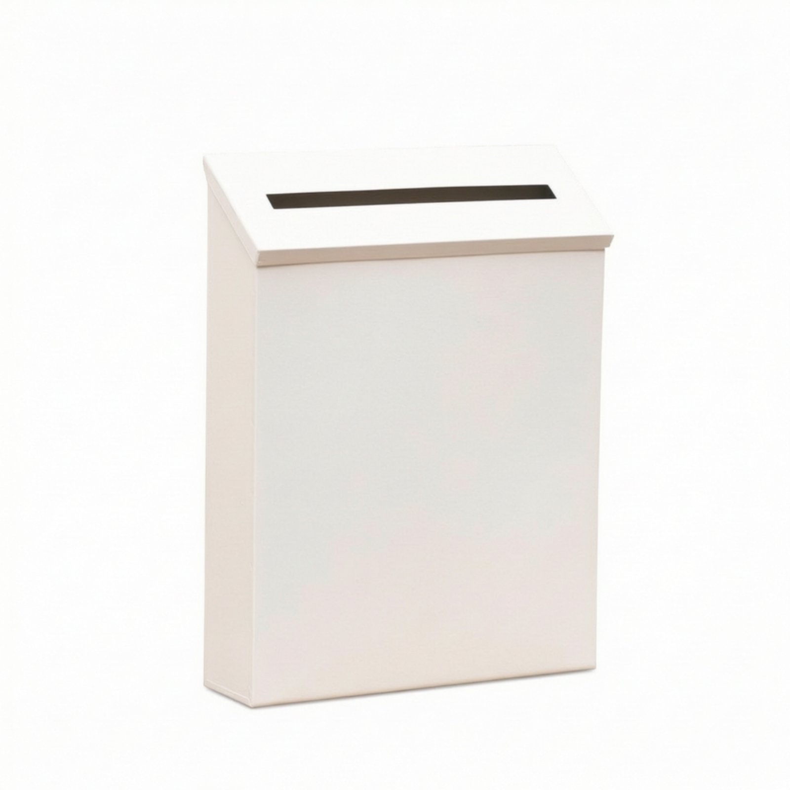 Wall Mount Mailbox with Slanted Cover