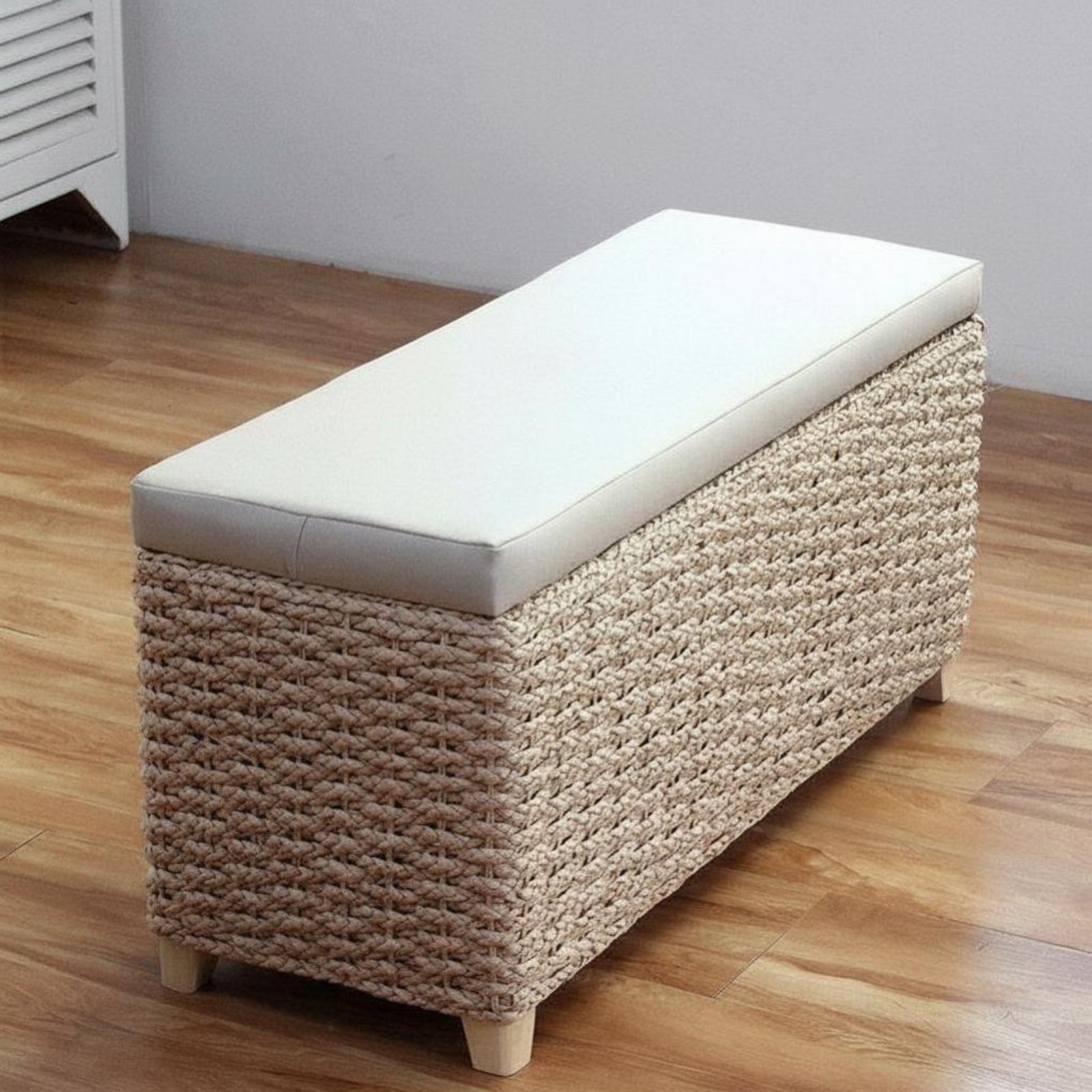 Woven Top Storage Chest