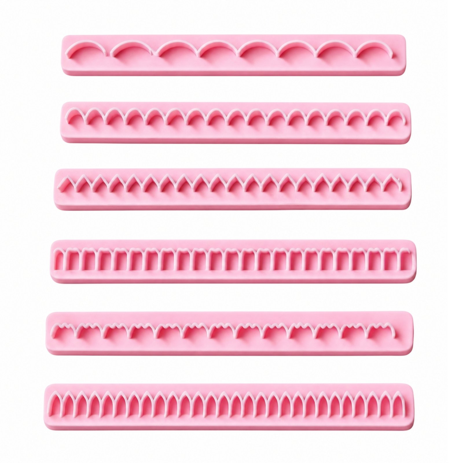 6-Piece Petal Strip Cutter 3D Printed