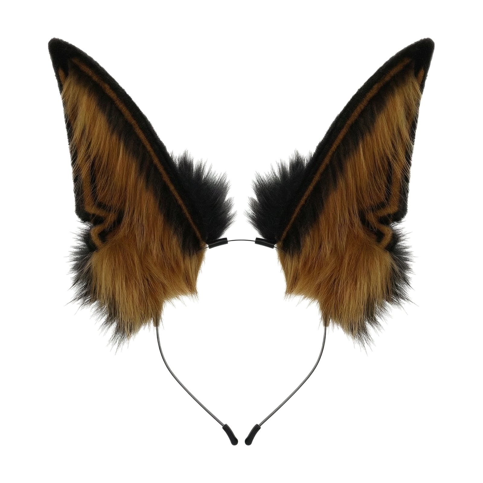 Furry Ear Headband with Alloy Band
