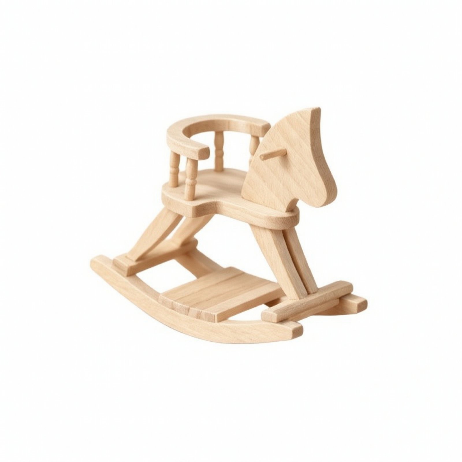 Wooden Rocking Horse Model