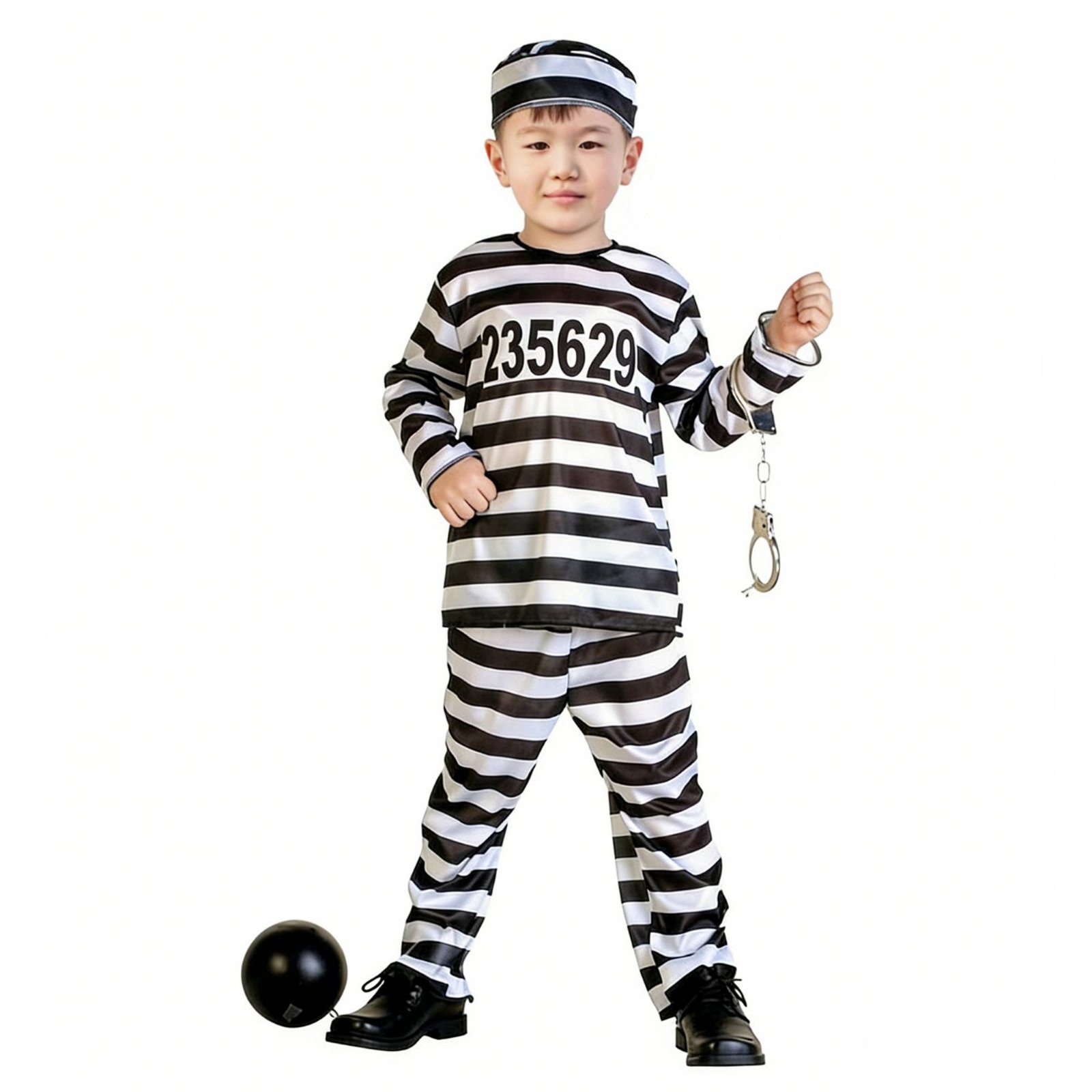 Kids Prisoner Costume Set
