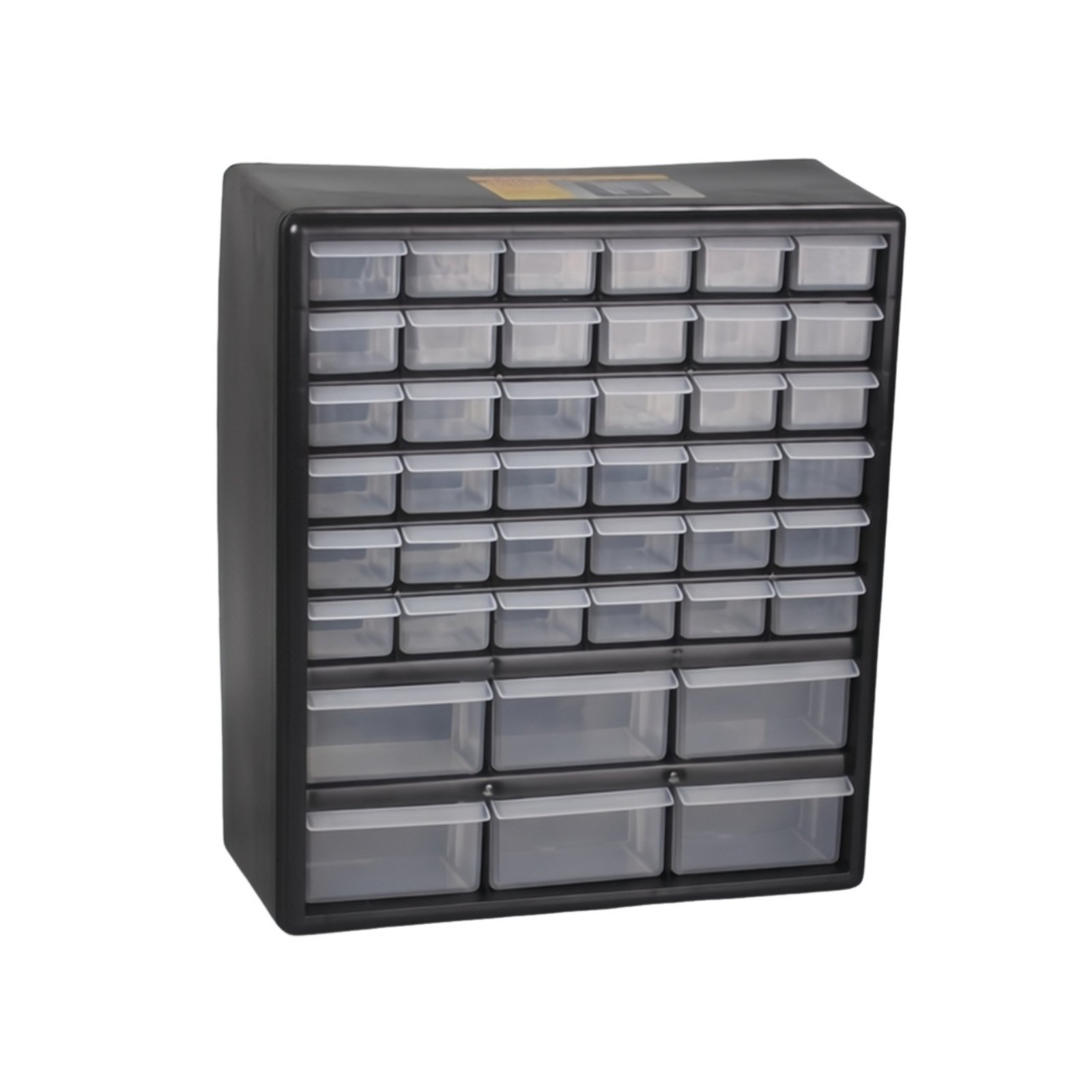 Clear Drawer Organizer – Black 42 Drawers