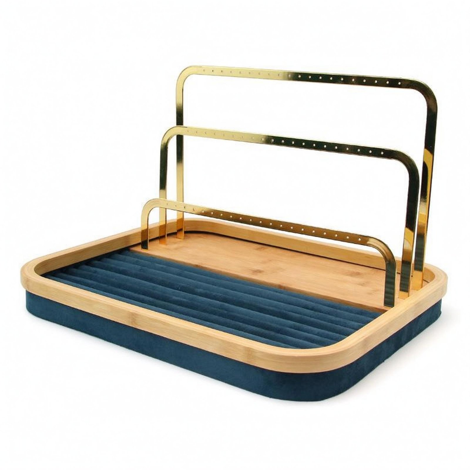 Bamboo Wood Jewelry Stand
