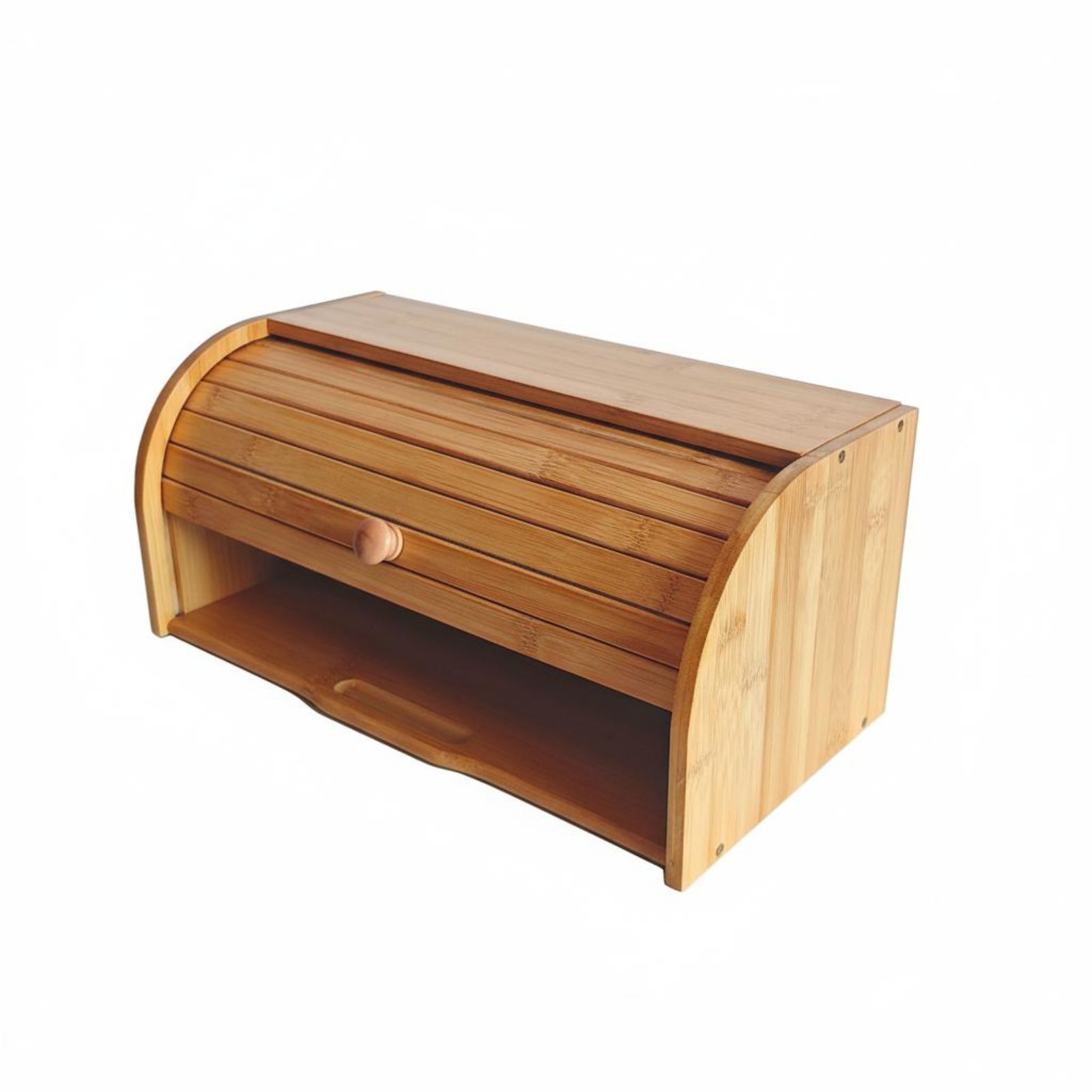 Bamboo Bread Box – Natural, Single Layer