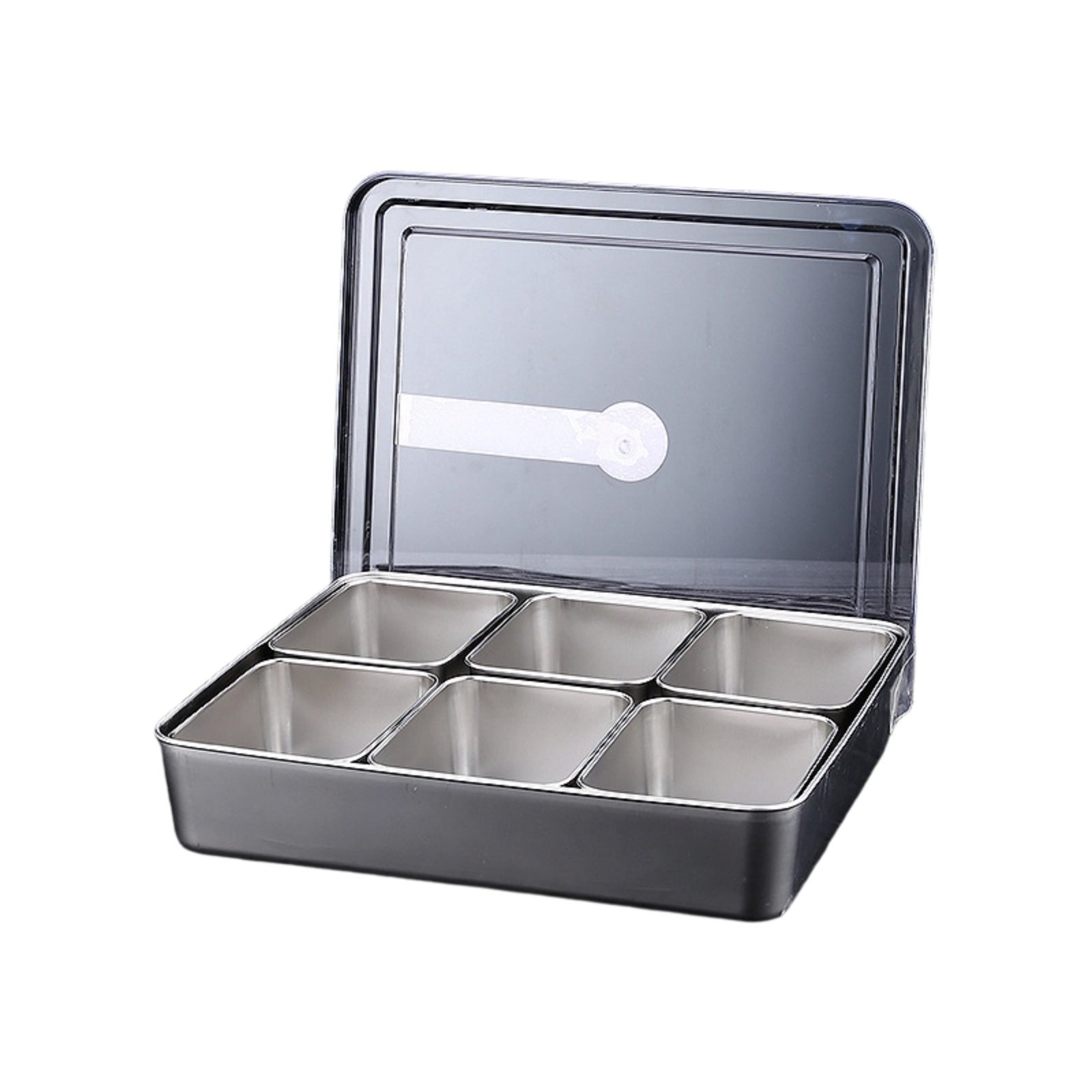 Stainless Steel Seasoning Box – pc Lid 304 6C 6S