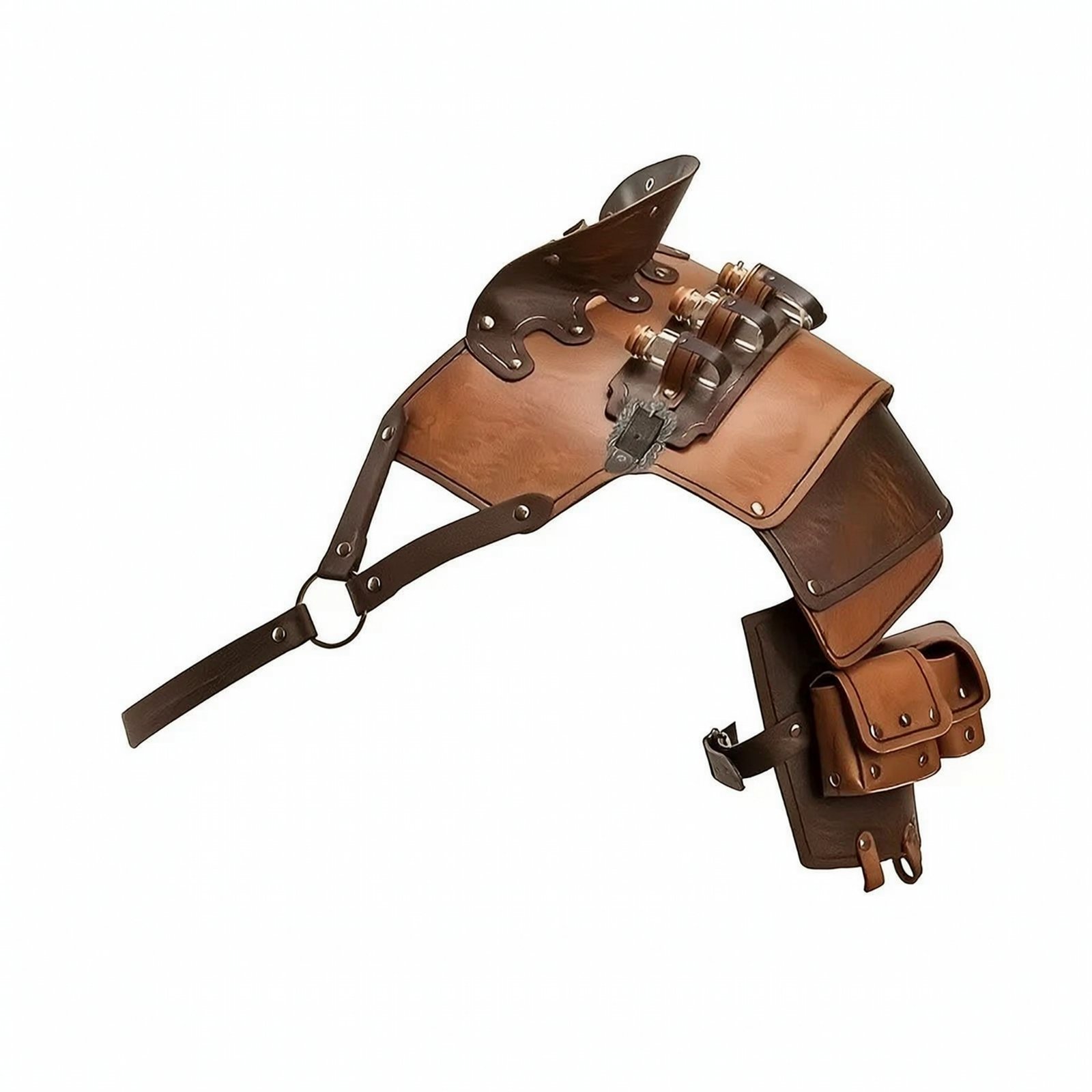 Medieval Pauldron Leather Shoulder Guard