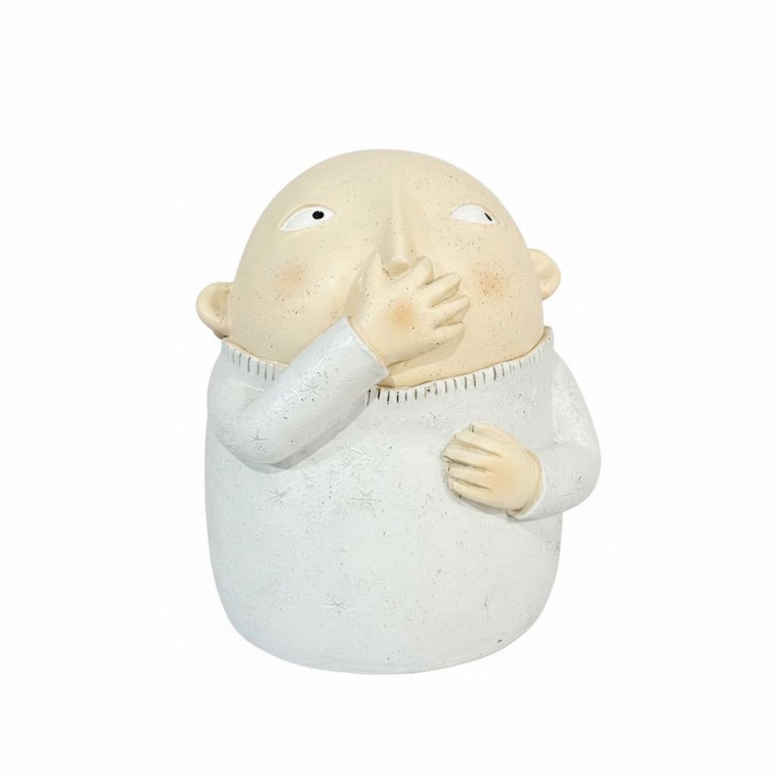 Nose Pinching Statue Figurine