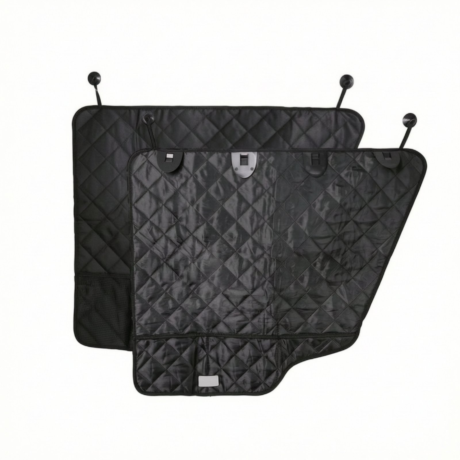 2-Piece Car Pet Door Pad with Pocket