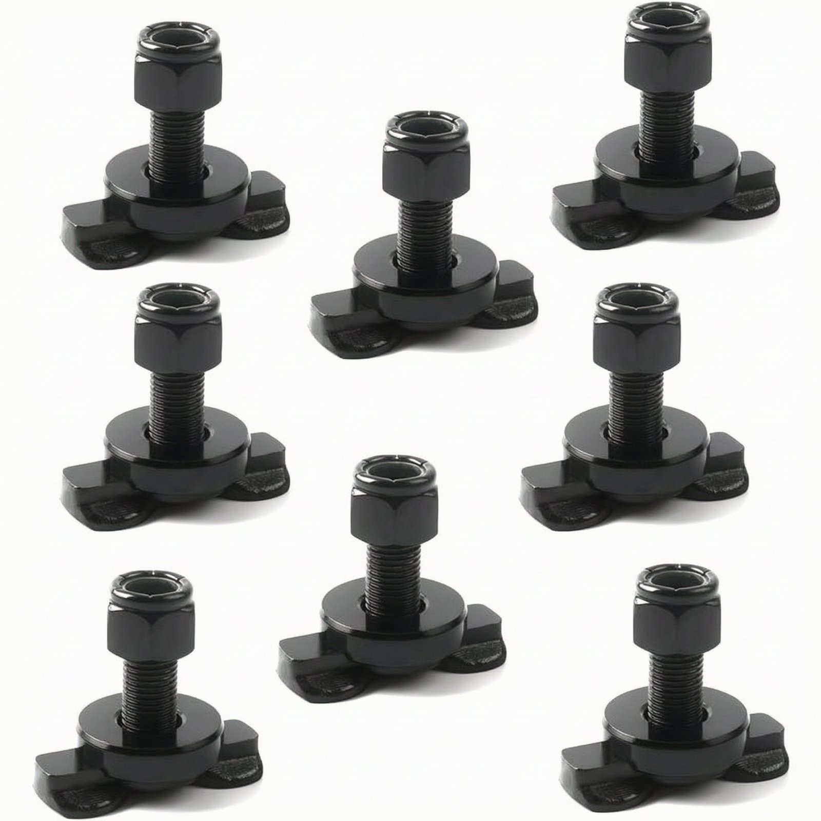 8-Piece L-Shaped Rail Fasteners