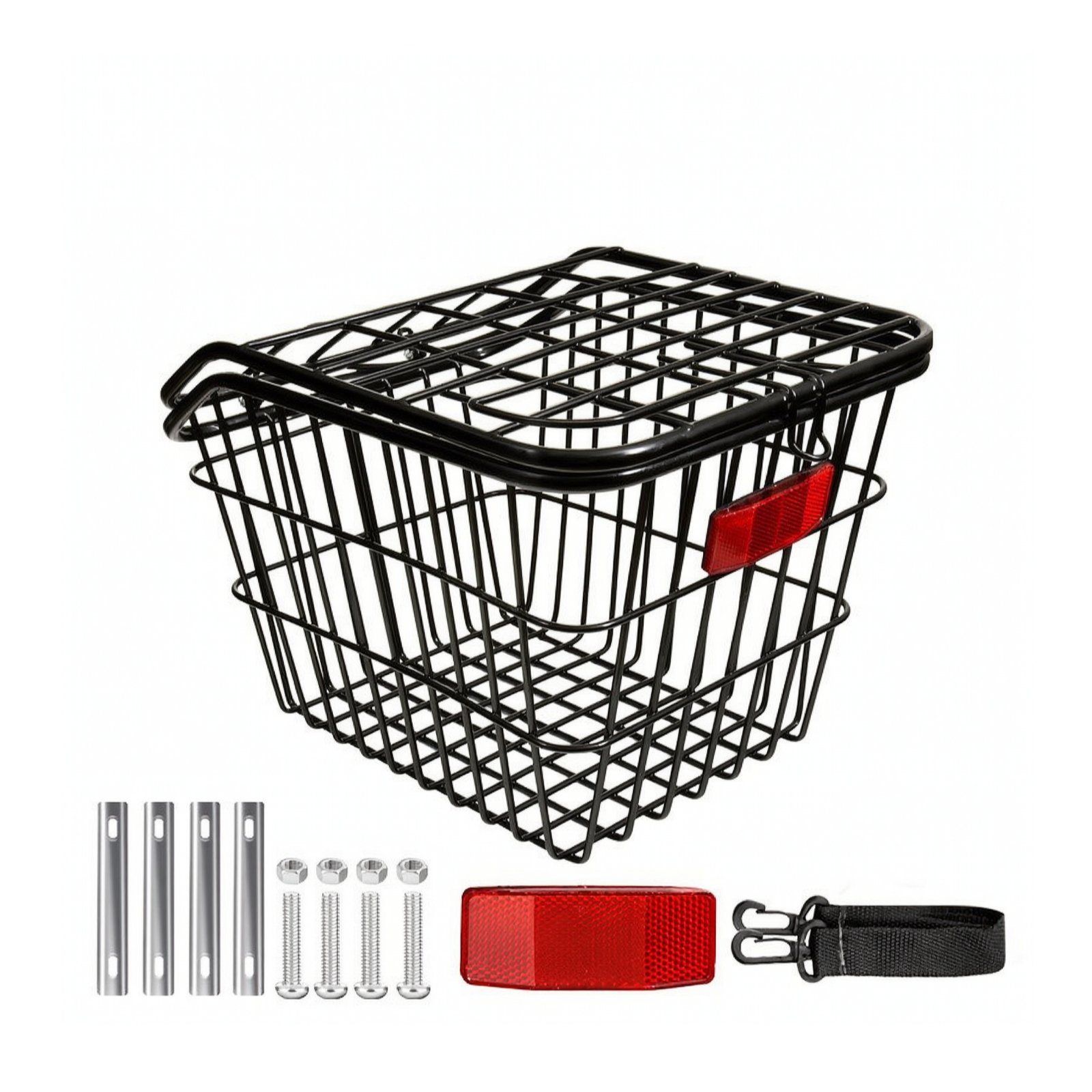Rear Bike Basket with Lid