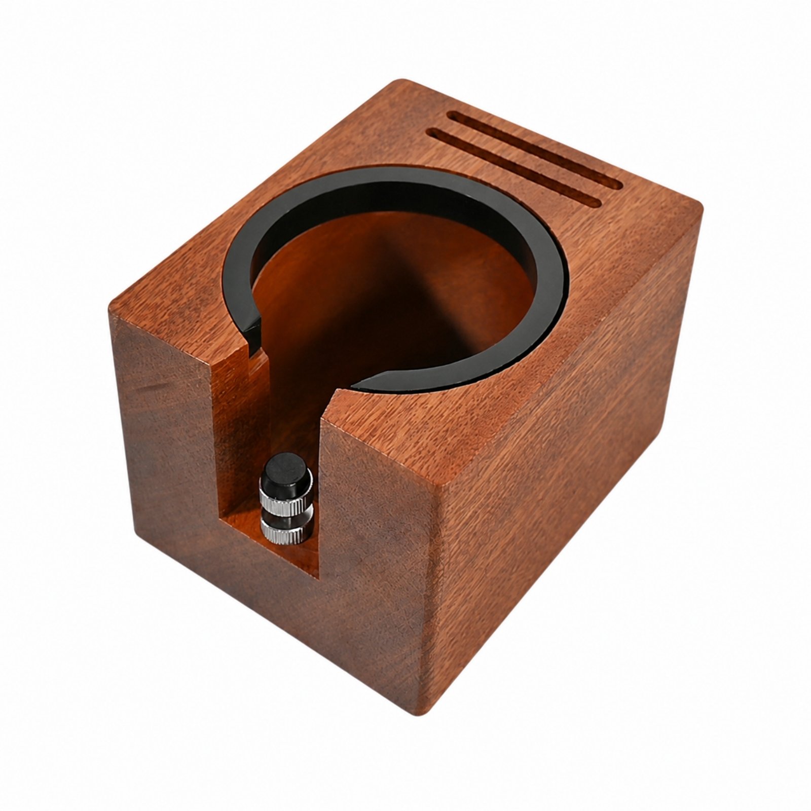 Wood Coffee Pressing Station