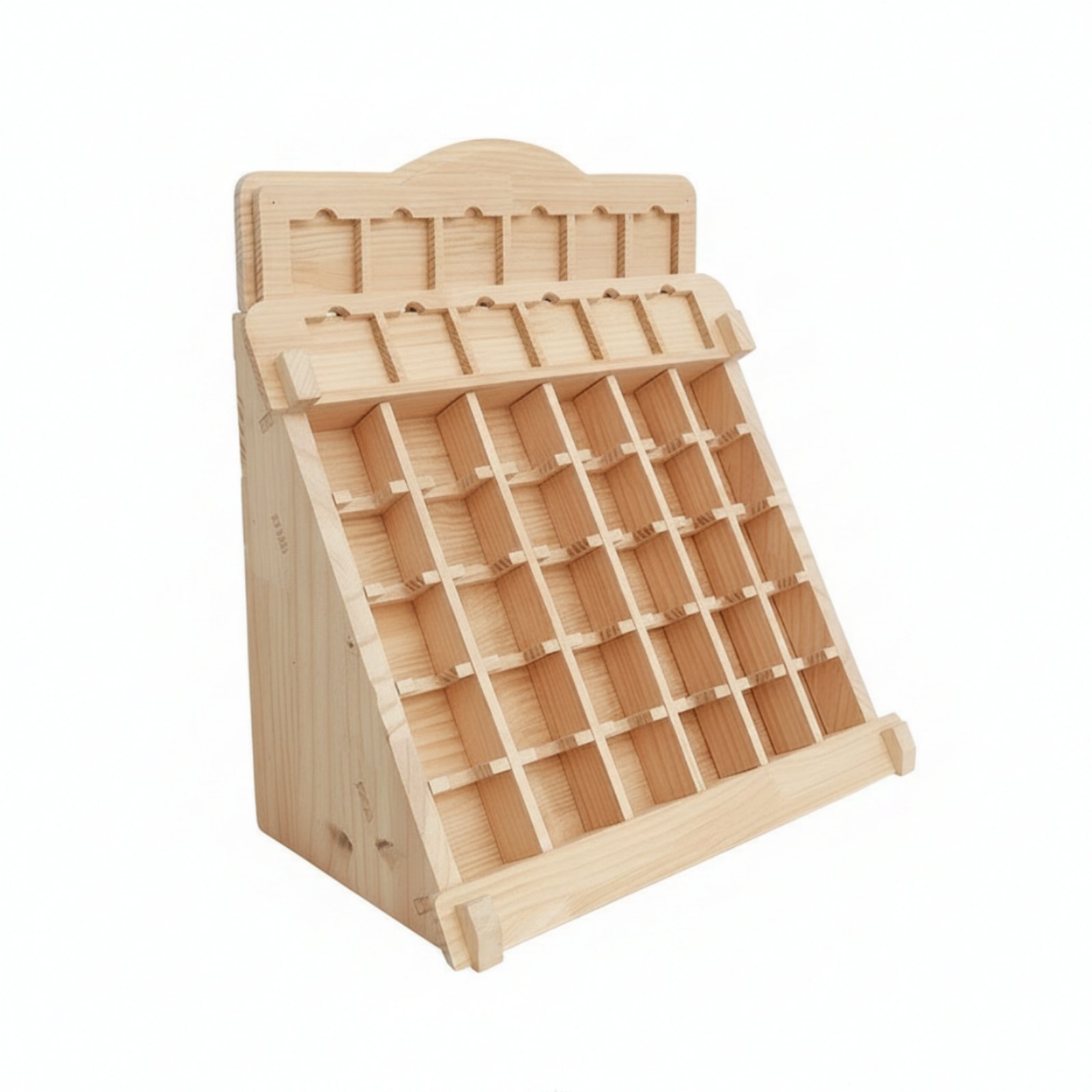 Multi-Compartment Display Rack