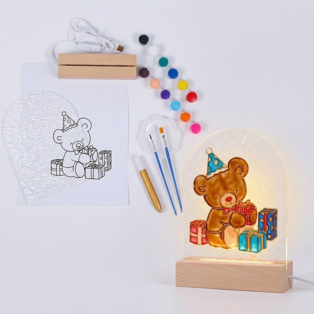 Tulip Glass Painting Night Light Kit