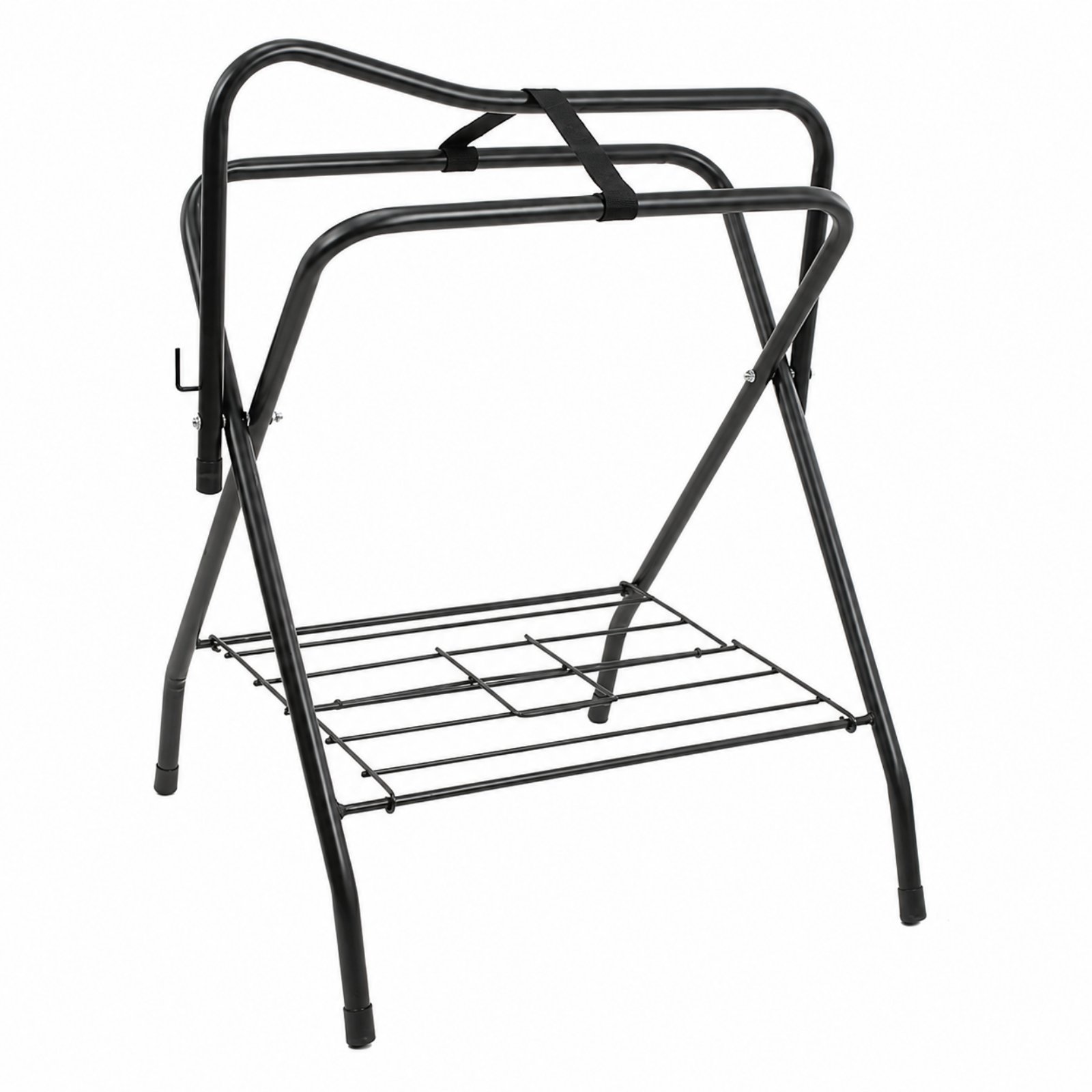 Vertical Saddle Rack with Side Hook